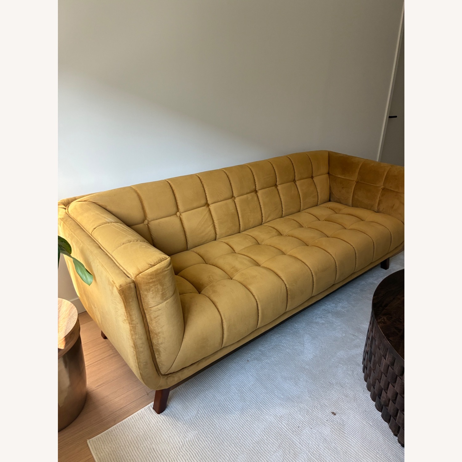 Mercury Row Ardrie Velvet Sofa - image-1