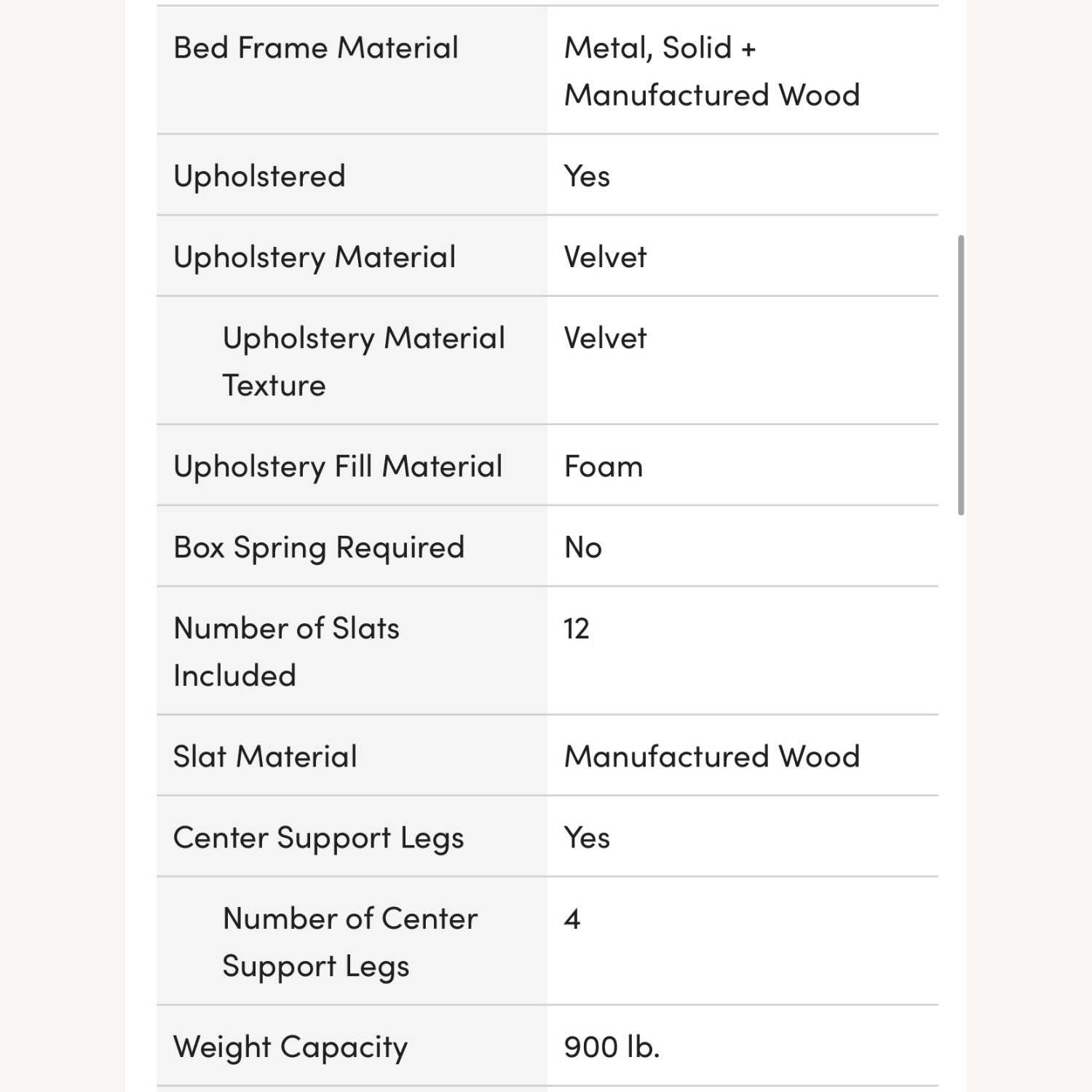 Wayfair Burglind Metal King Bed with Velvet Upholstery - image-4