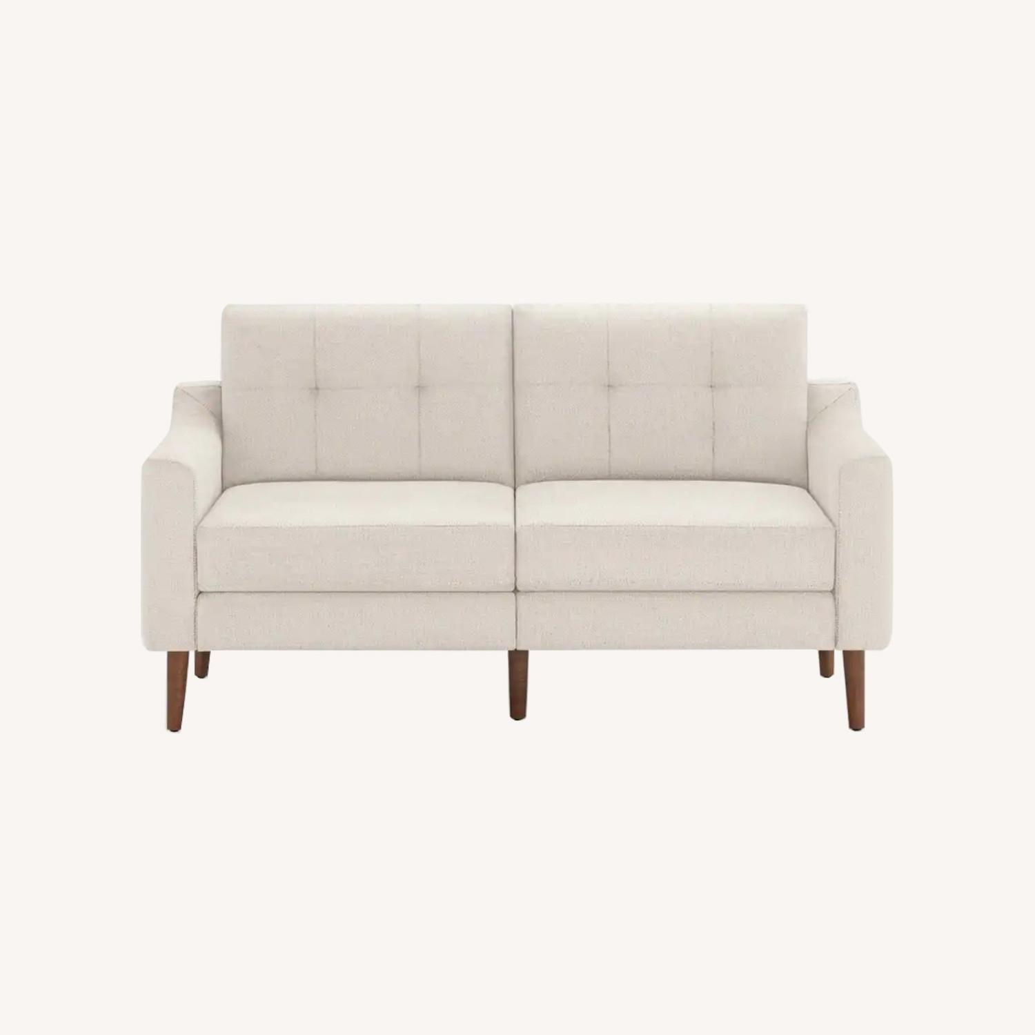 Burrow Nomad Ivory Loveseat - image-0