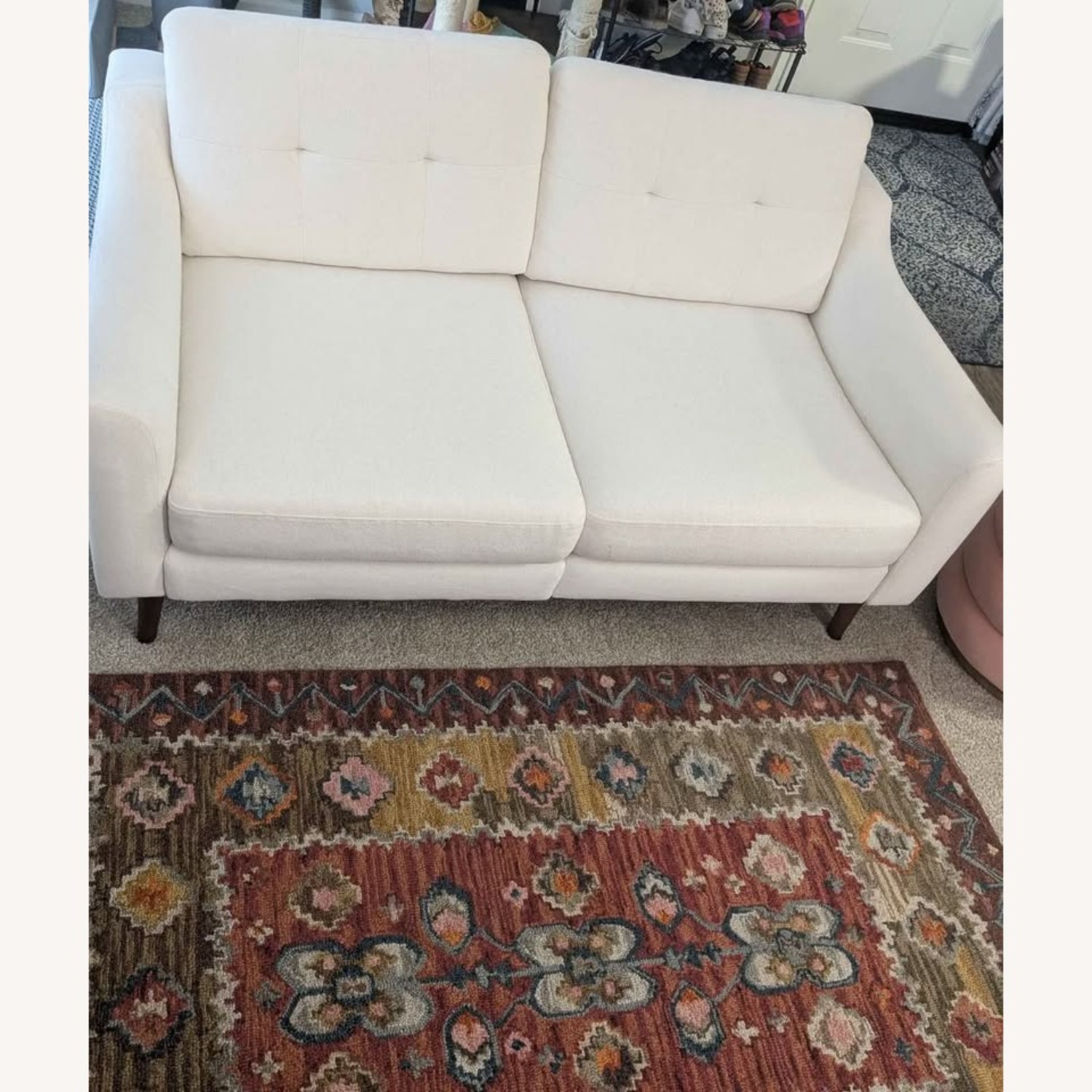 Burrow Nomad Ivory Loveseat - image-1