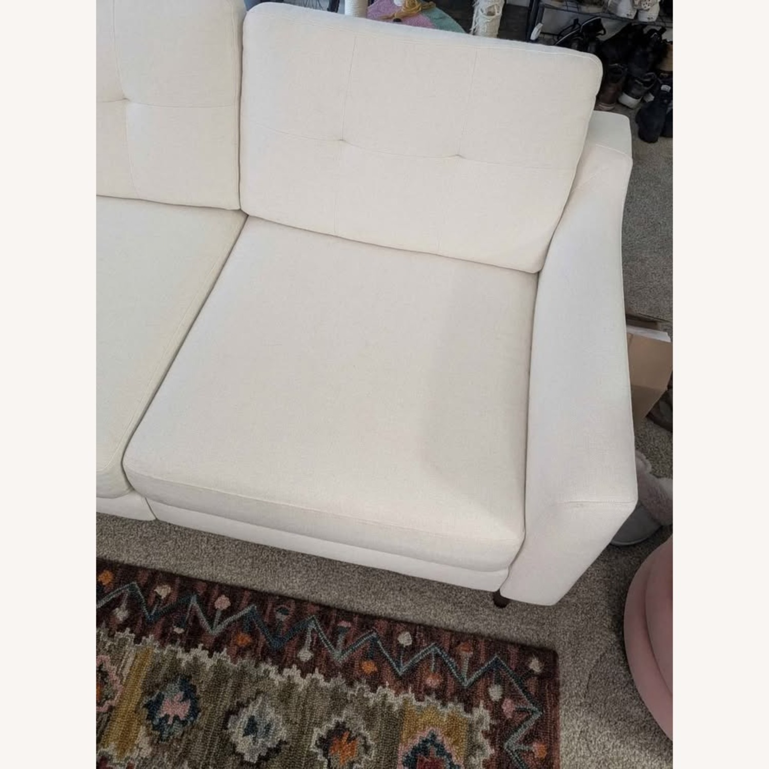 Burrow Nomad Ivory Loveseat - image-3