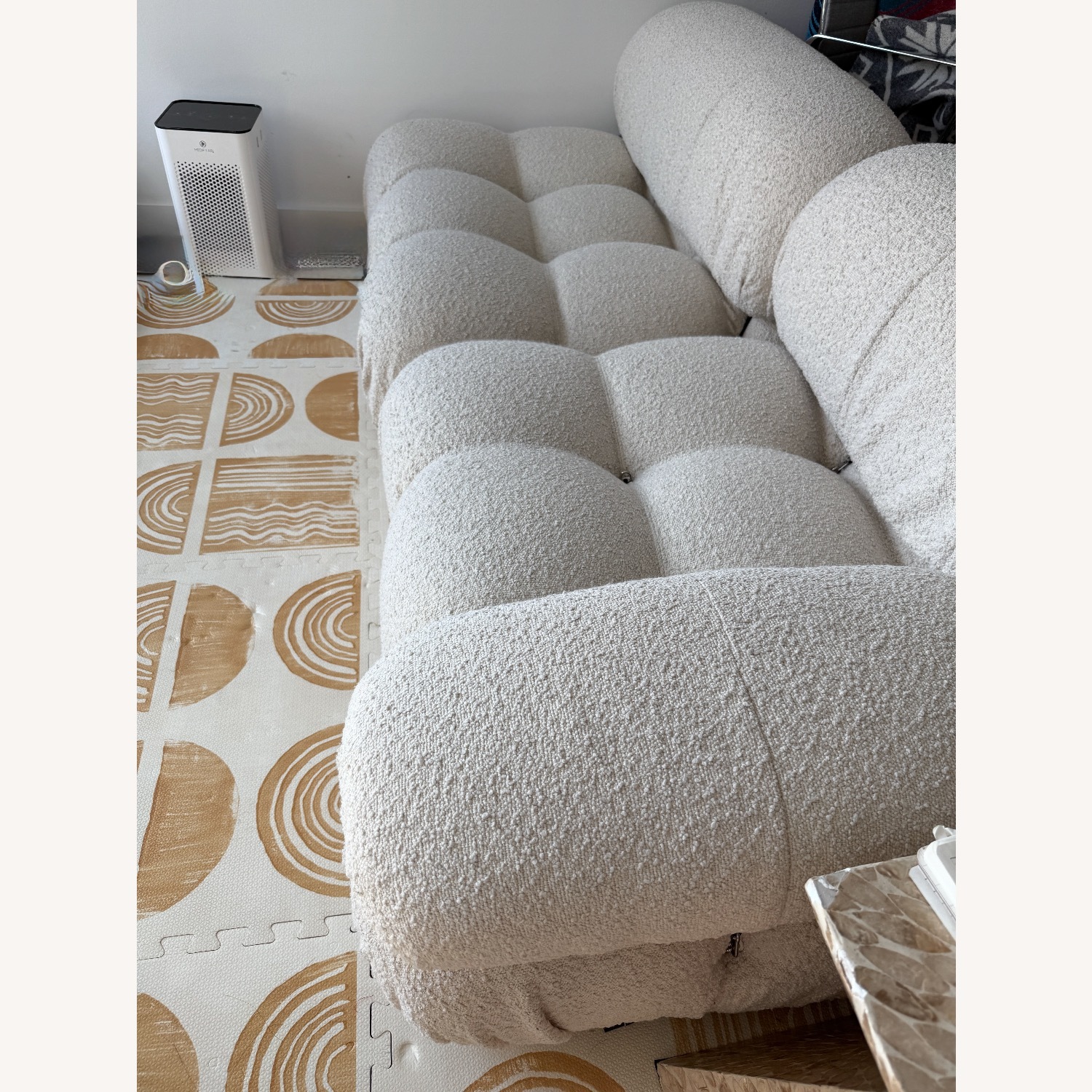 Mario Bellini Sectional, Pearl Boucle - image-5