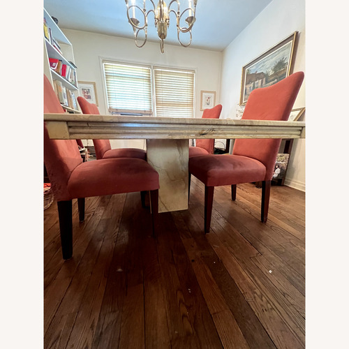 Used Marble Dining Set  for sale on AptDeco