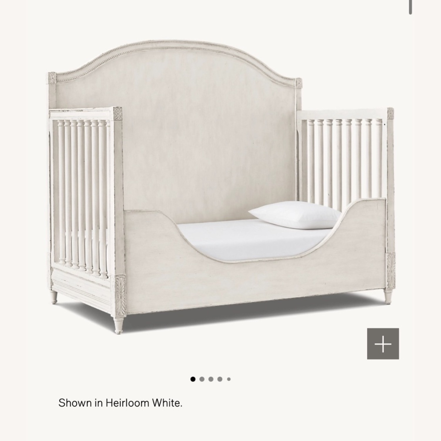 Restoration Hardware Bellina Convertible Crib Toddler Bed - image-4