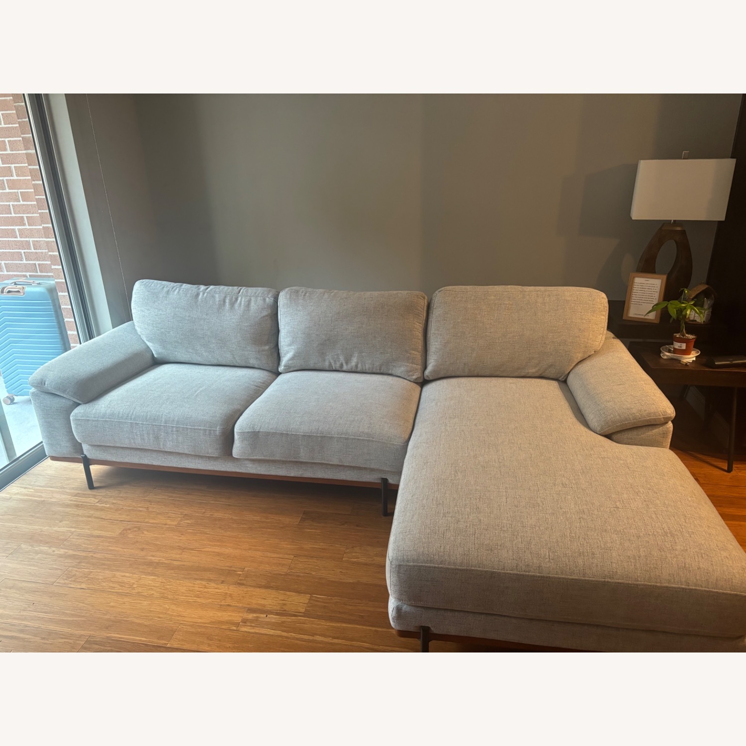 Rooms To Go Abbottsville Gray Sofa - image-4