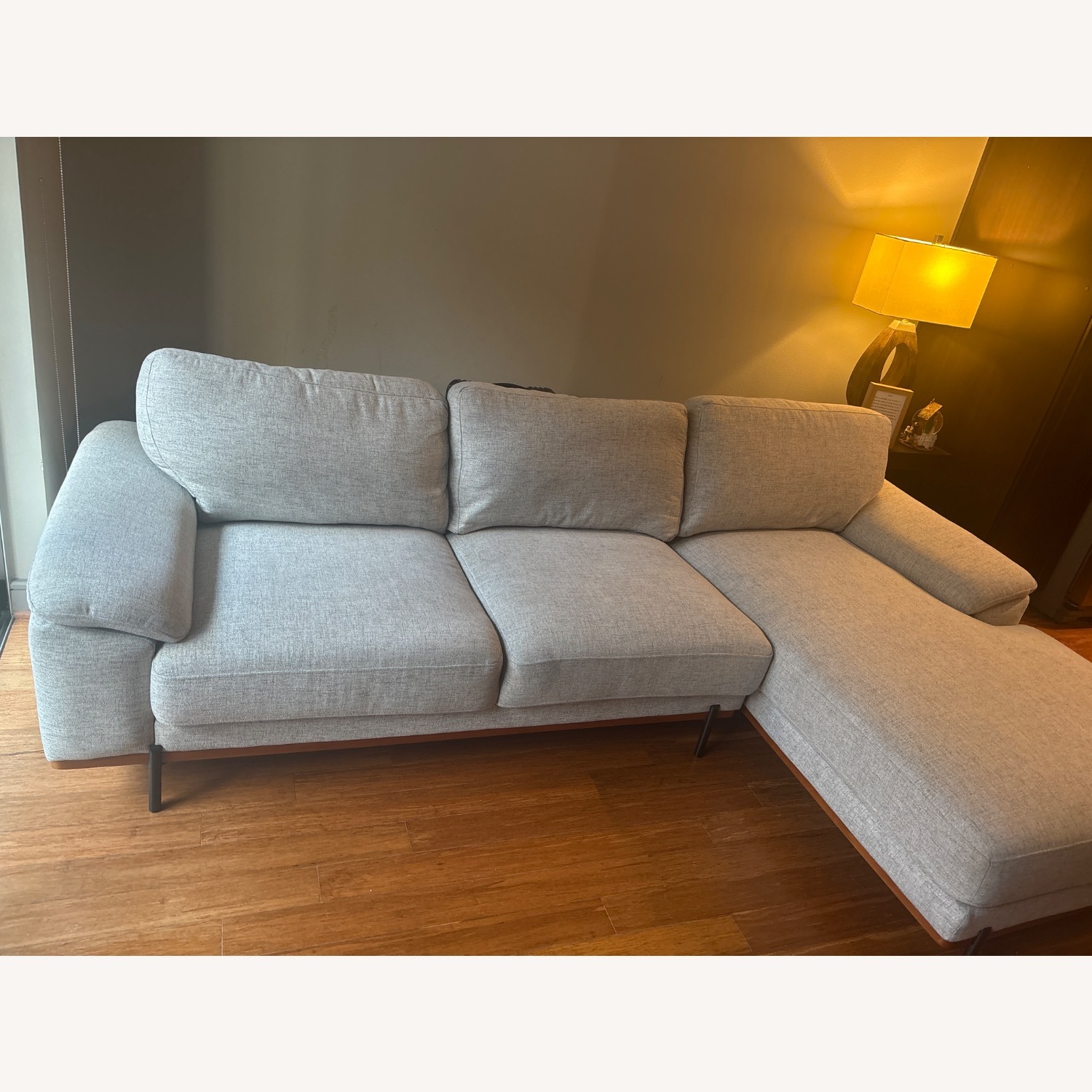 Rooms To Go Abbottsville Gray Sofa - image-6