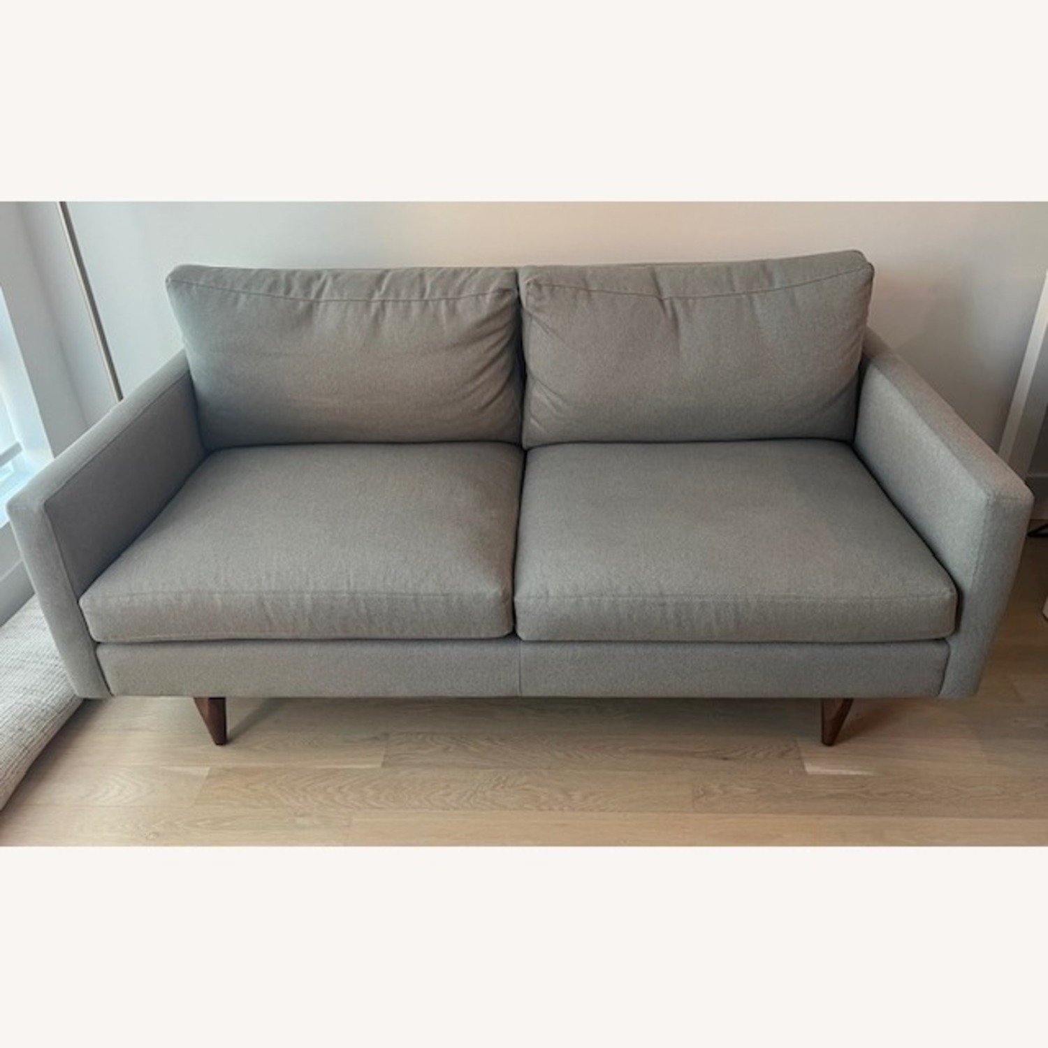 Room & Board Jasper Loveseat in Dawson Cement - image-1