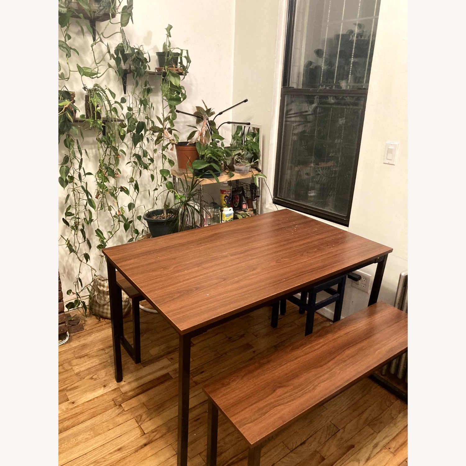 Dining Table with Benches - image-3