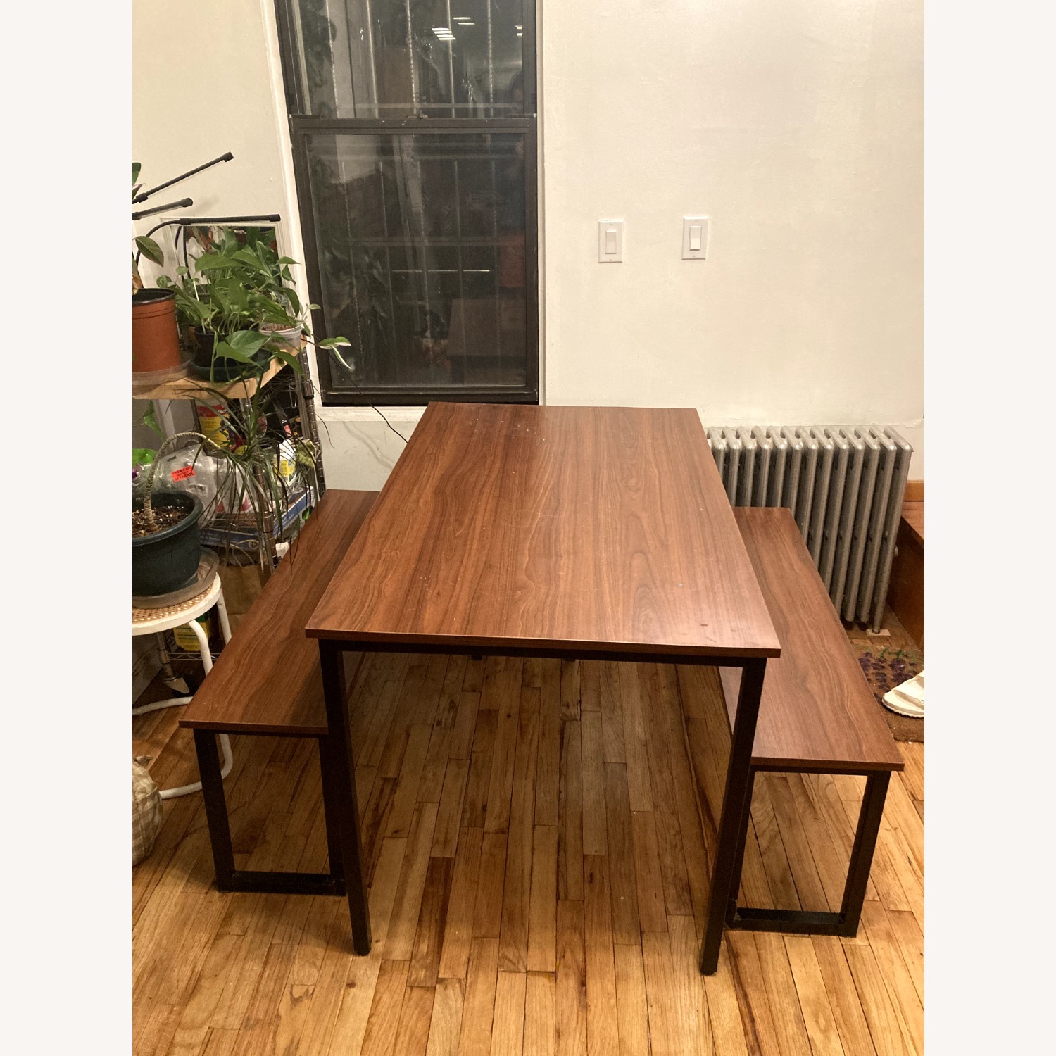 Dining Table with Benches - image-1
