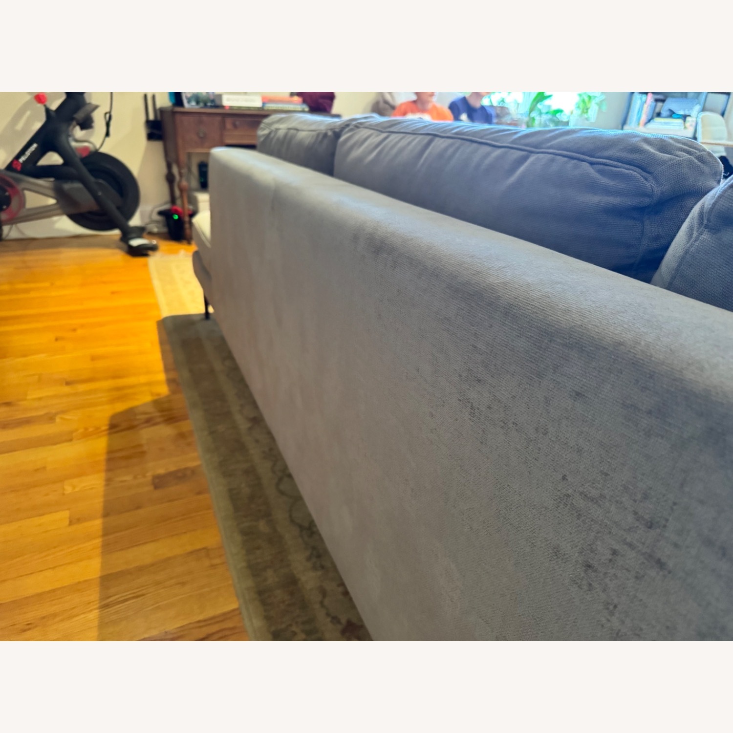 West Elm Andes 2-Piece Chaise Sectional Silver - image-8