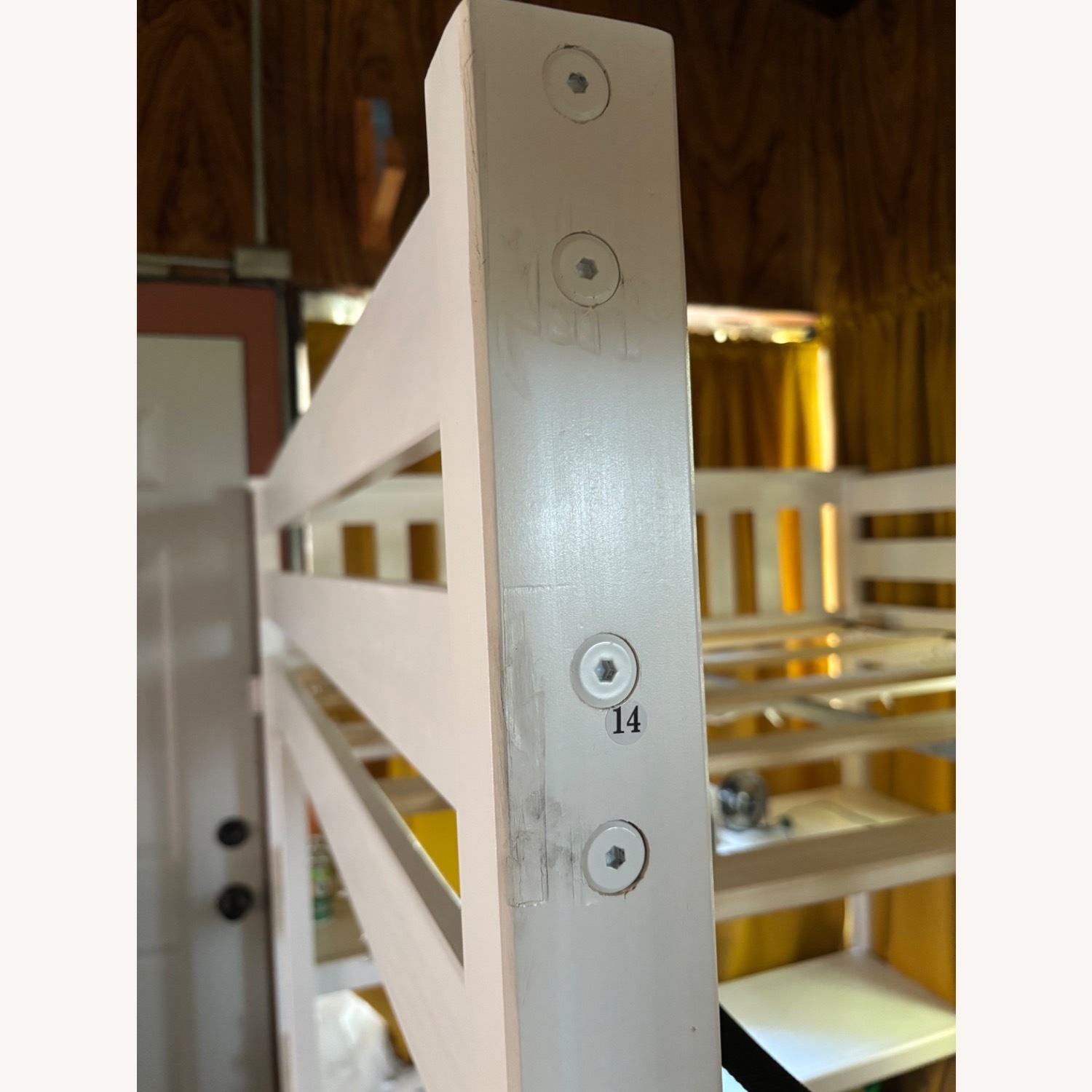 Full Loft Bed W Bookcase - image-4