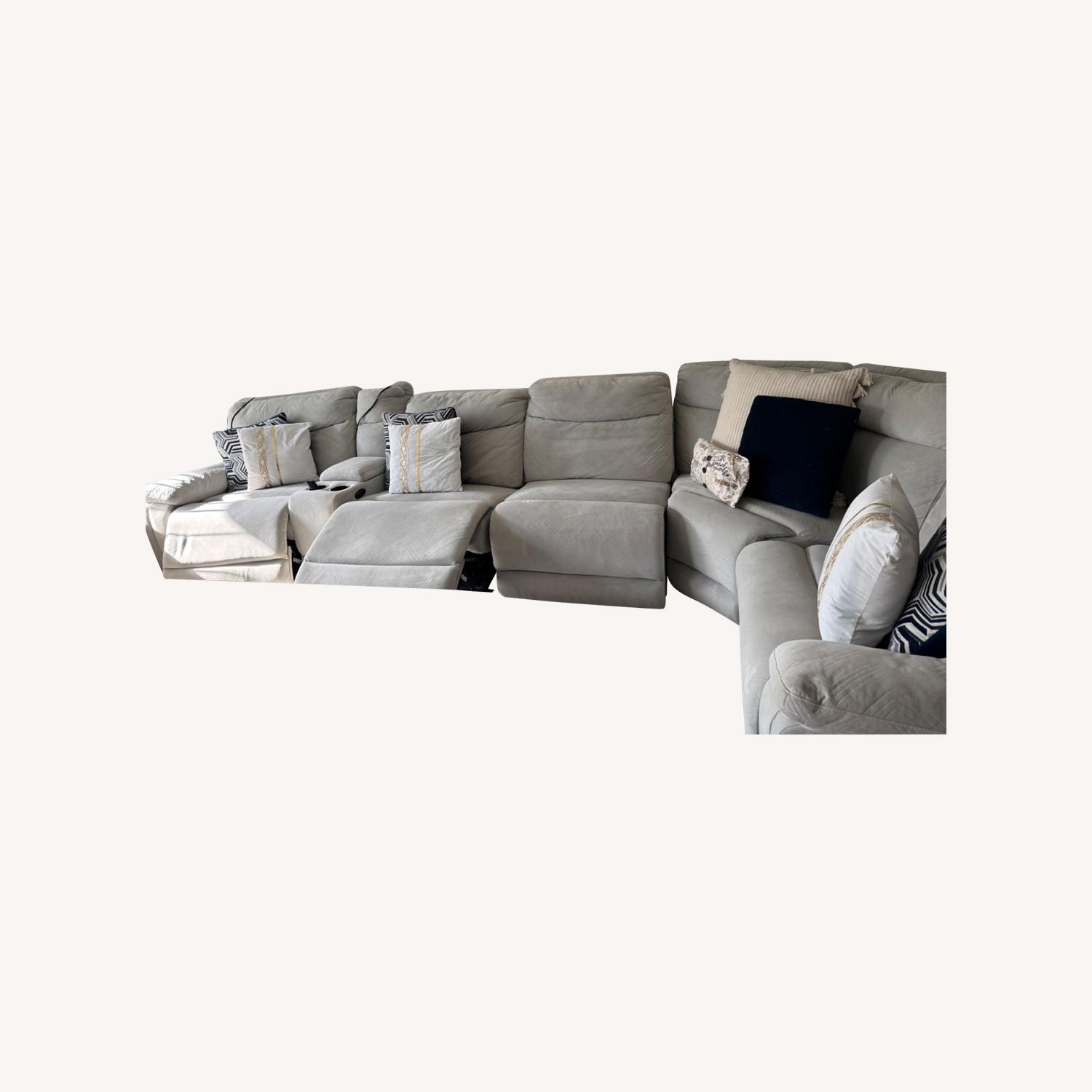 Light Gray Sectional - image-0