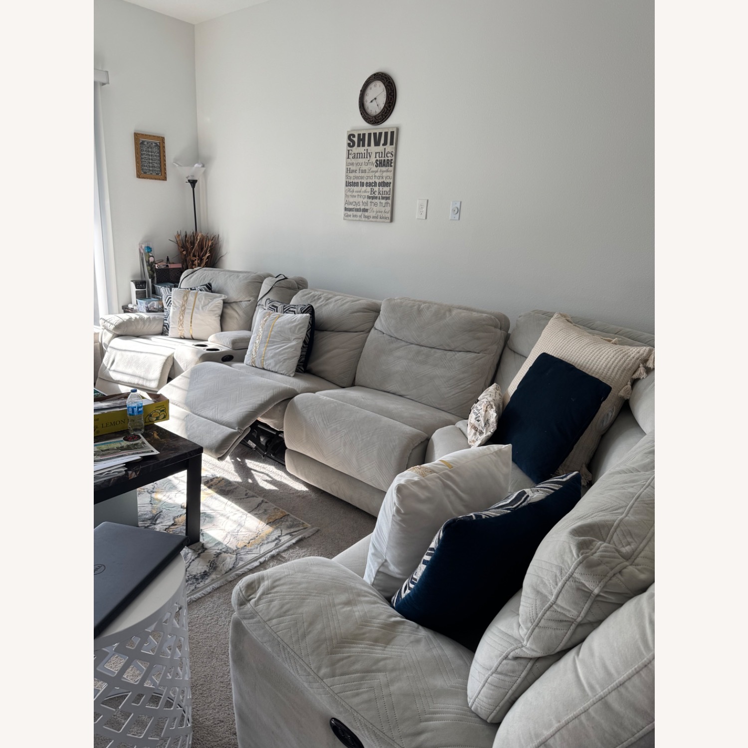 Light Gray Sectional - image-4