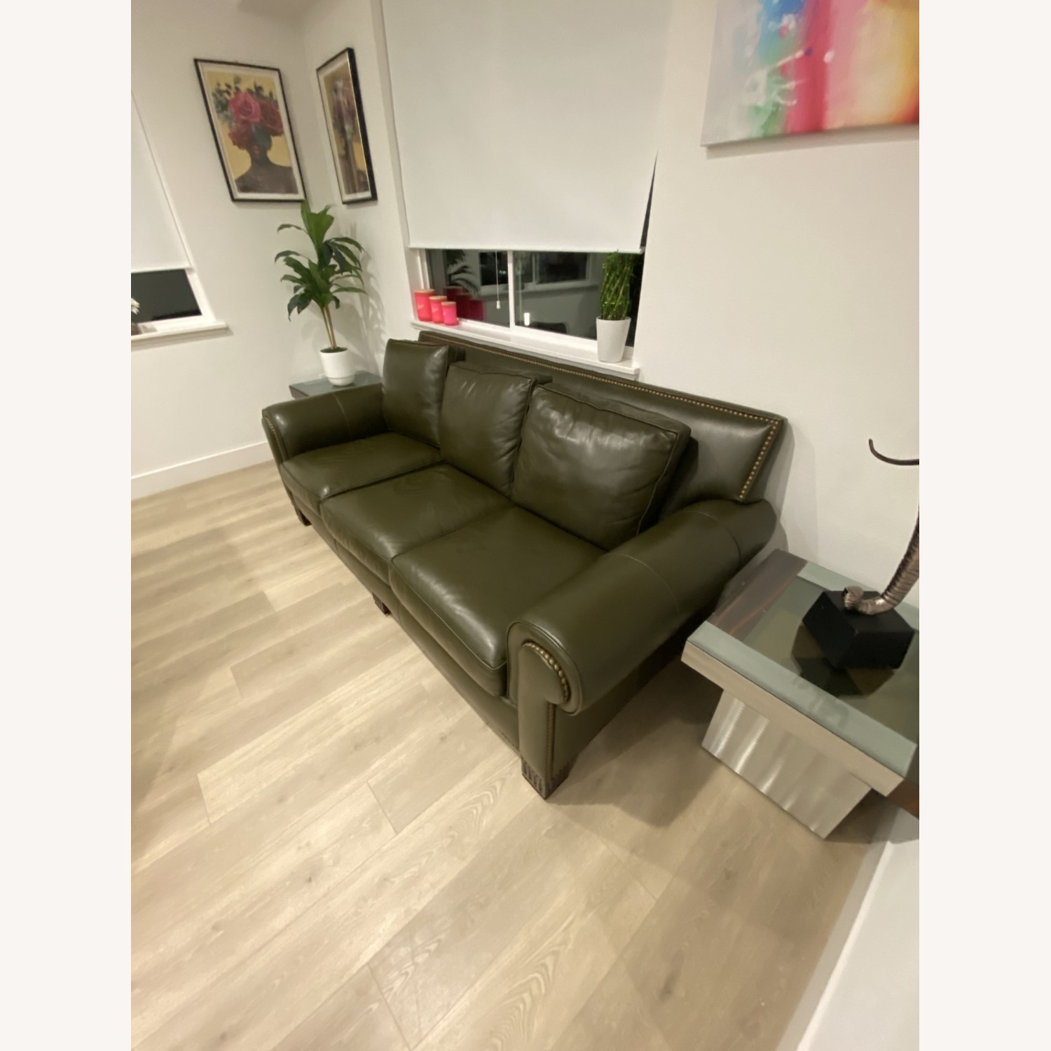 Hancock & Moore Parisian Leather Sofa - image-4