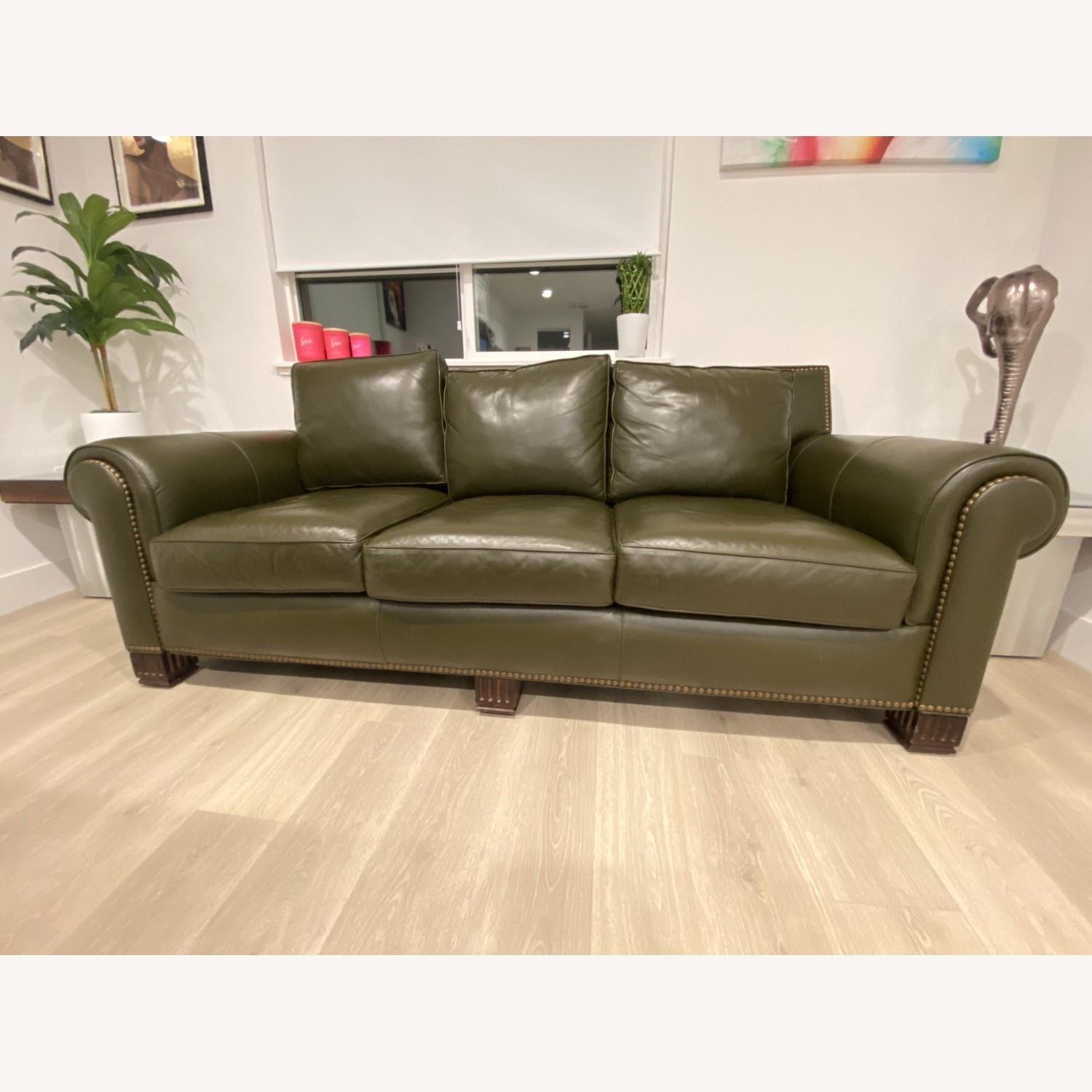 Hancock & Moore Parisian Leather Sofa - image-3