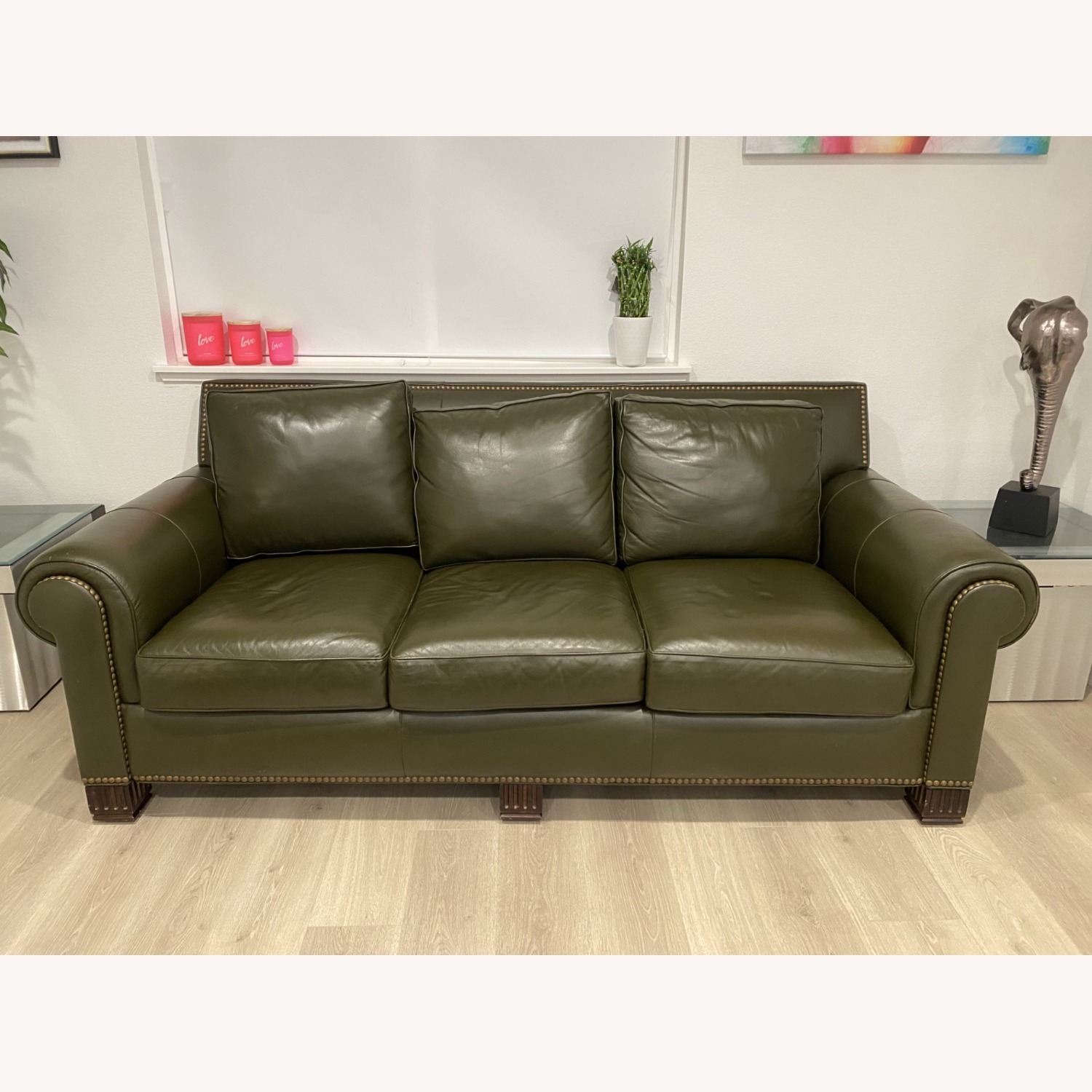 Hancock & Moore Parisian Leather Sofa - image-0