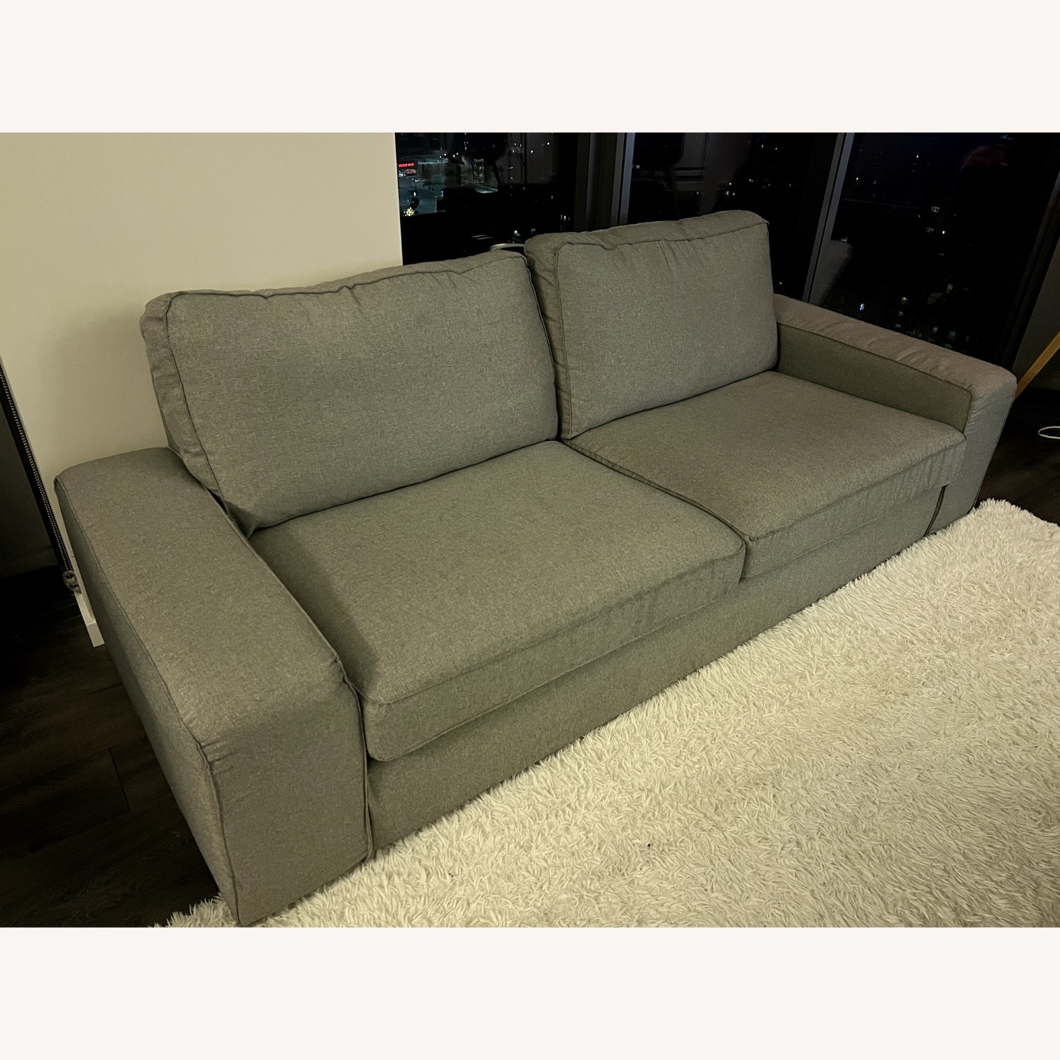 IKEA KIVIK Sofa Frame + Sofa Cover - image-1
