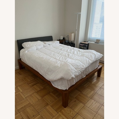 Used Thuma Classic Bedframe & Pillowboard Full Bed for sale on AptDeco