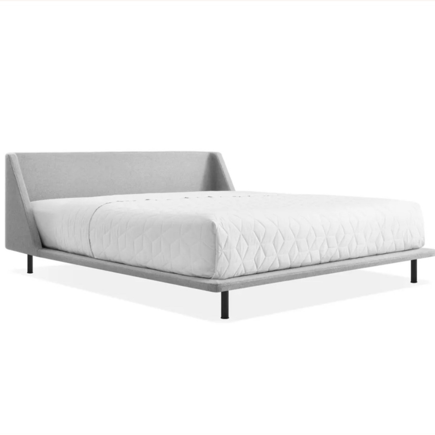 Blu Dot Light Gray Nook Bed - image-1
