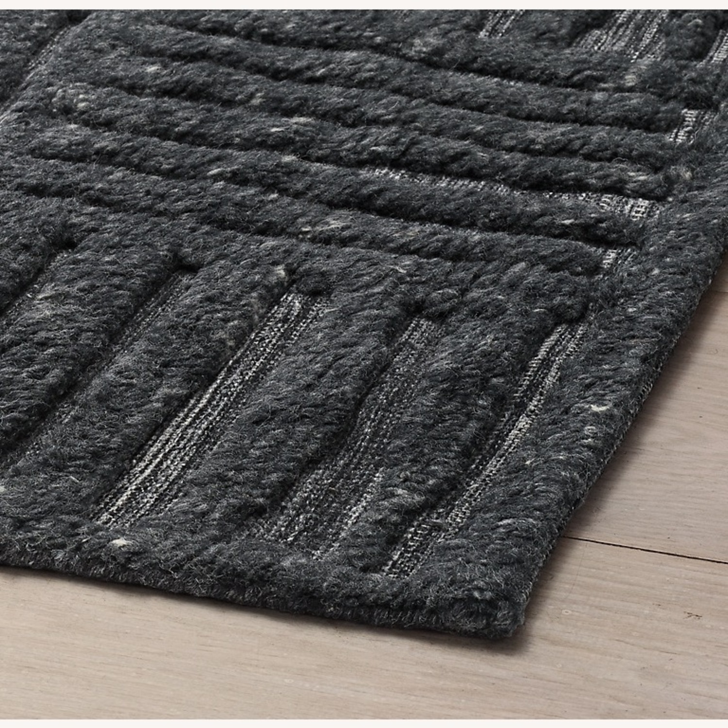 Restoration Hardware Bisanti Rug Black - image-1