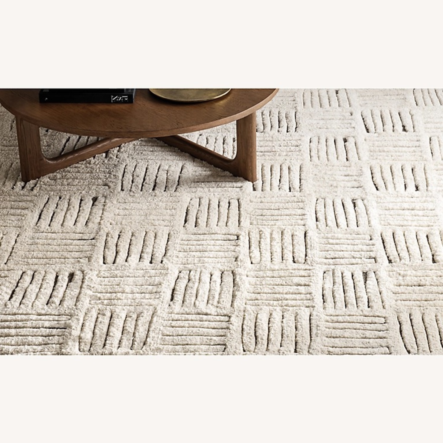 Restoration Hardware Bisanti Rug Black - image-2