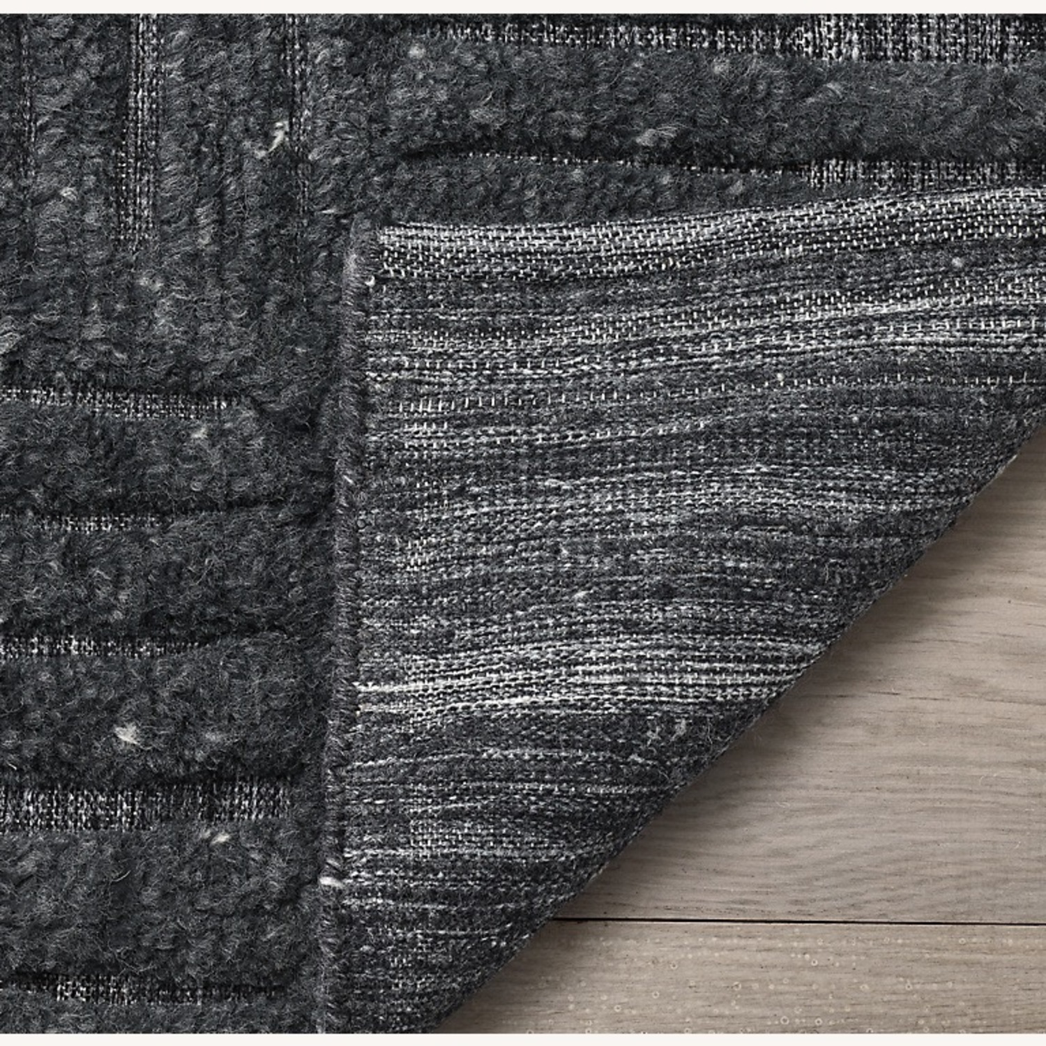 Restoration Hardware Bisanti Rug Black - image-3