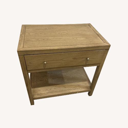Used Celine Tall 1-Drawer Nightstand Natural  for sale on AptDeco