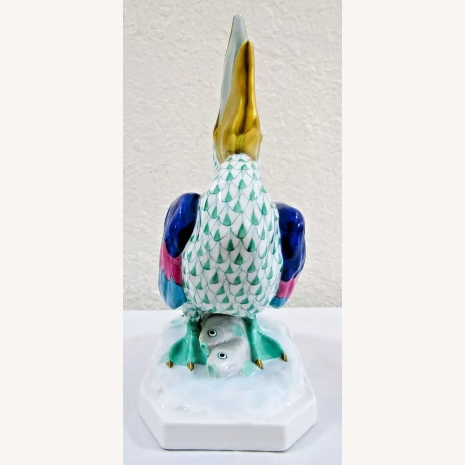 Herend Hungary Handpainted Large Pelican 5073 - image-2