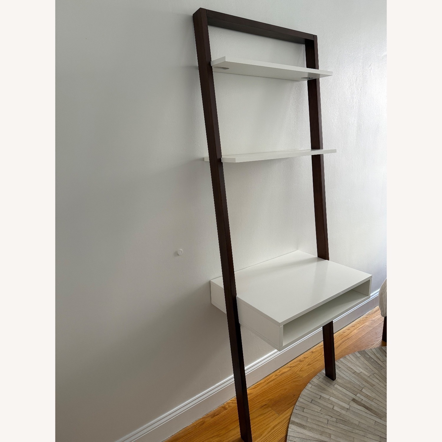 West Elm Ladder Shelf Wall Desk - image-3