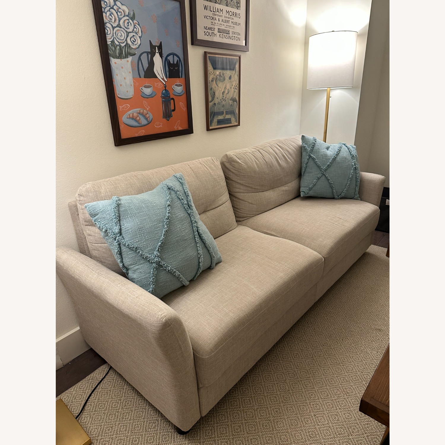 Helsley 78.35'' Upholstered Sofa - image-2