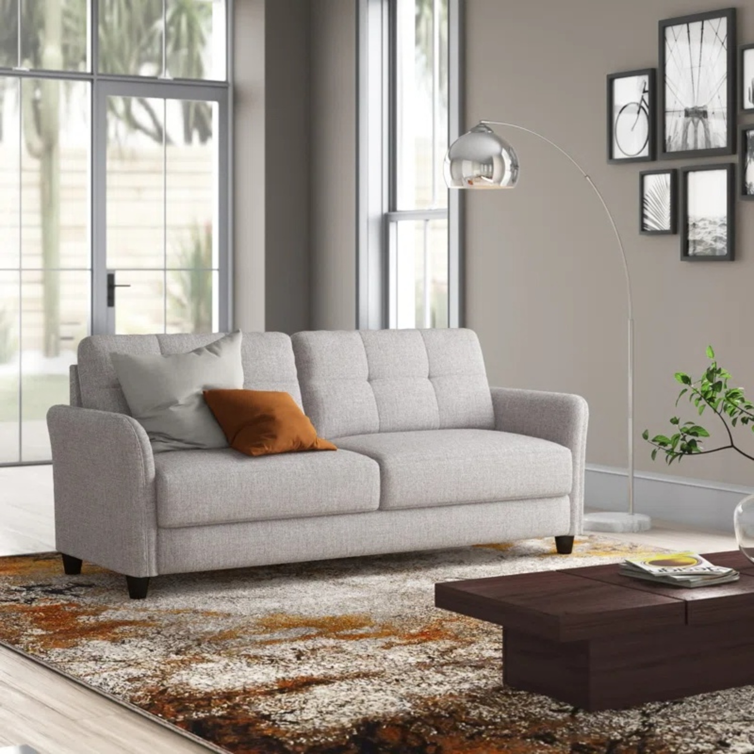Helsley 78.35'' Upholstered Sofa - image-4