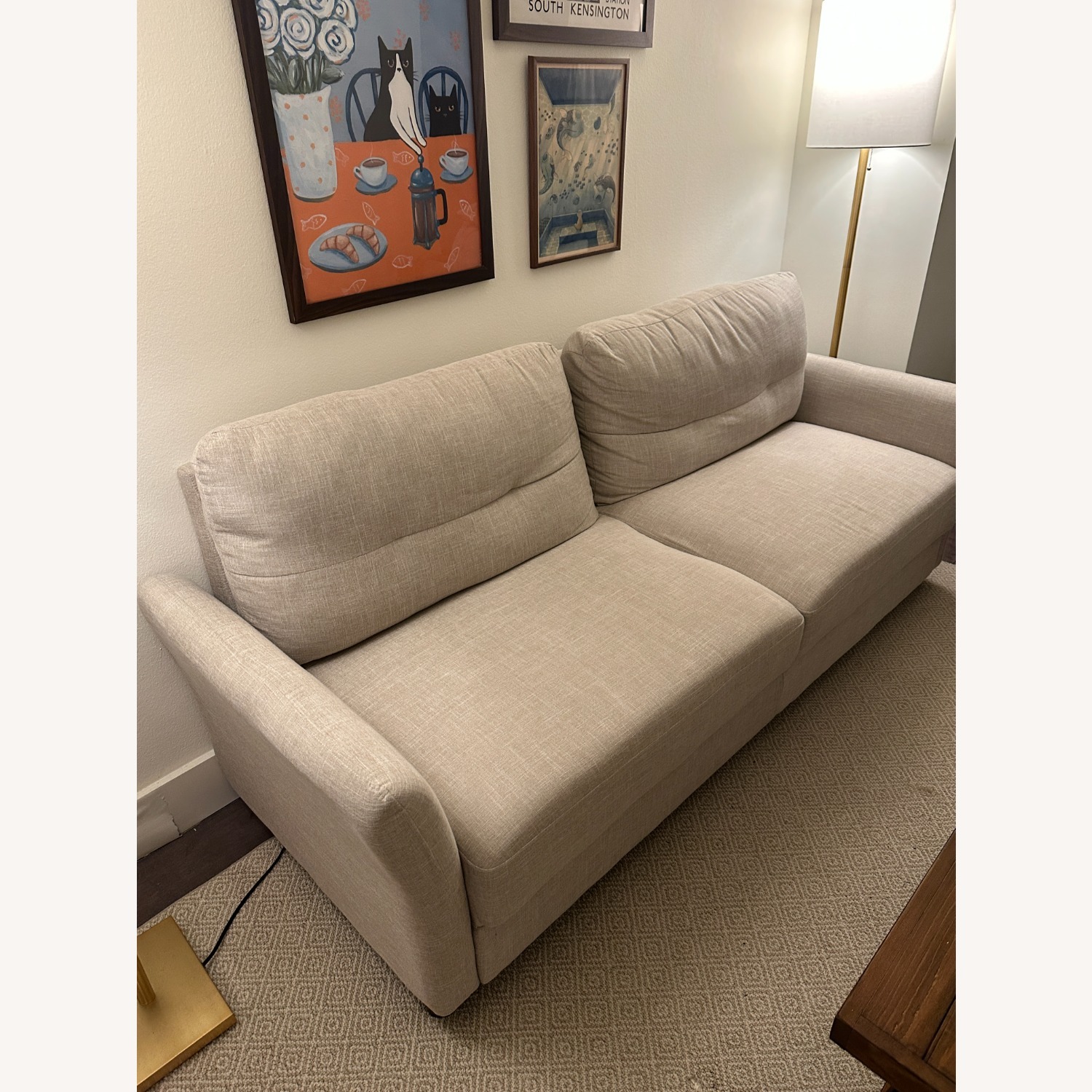 Helsley 78.35'' Upholstered Sofa - image-1
