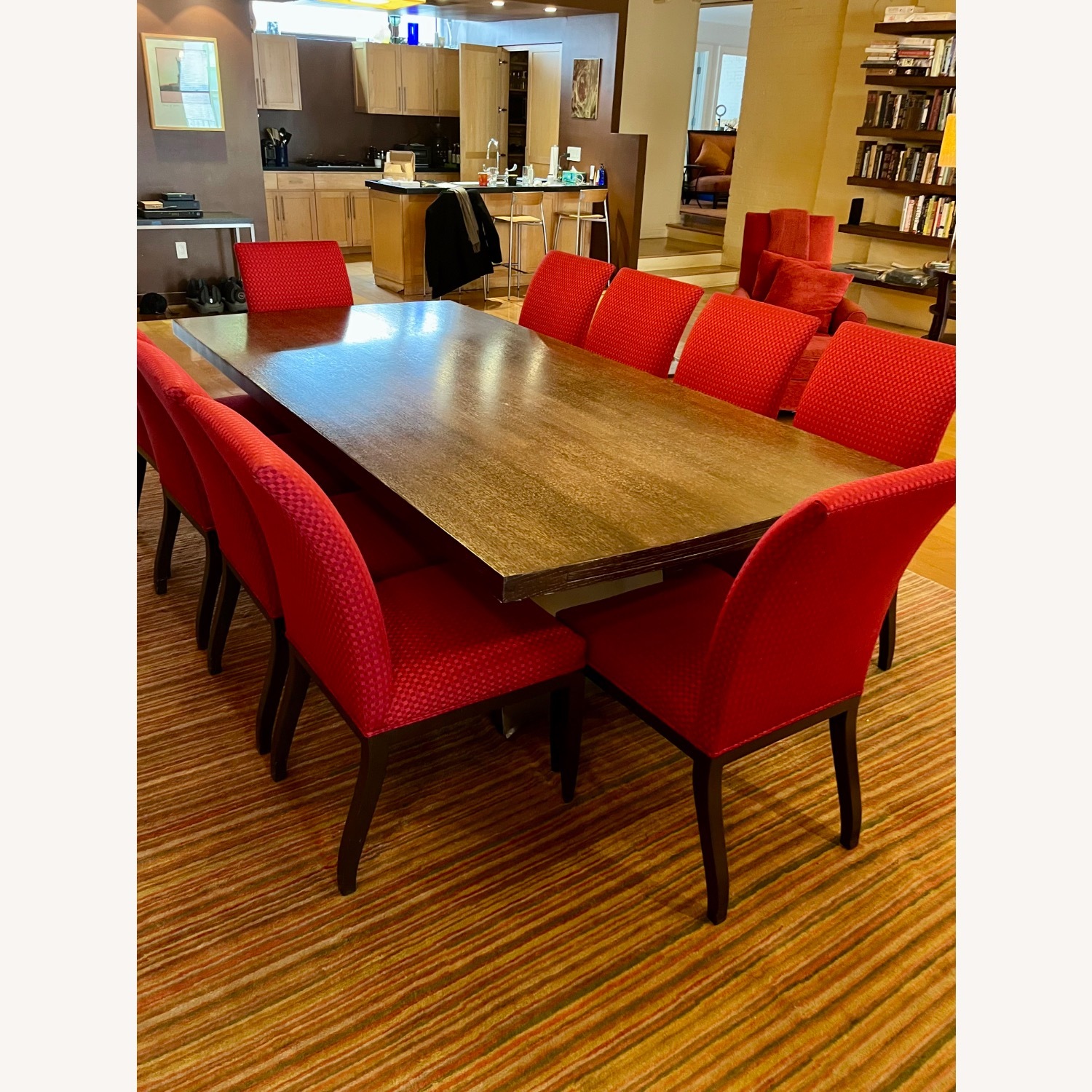 Custom Upholstered Dining Chairs (Set of 10) - image-3