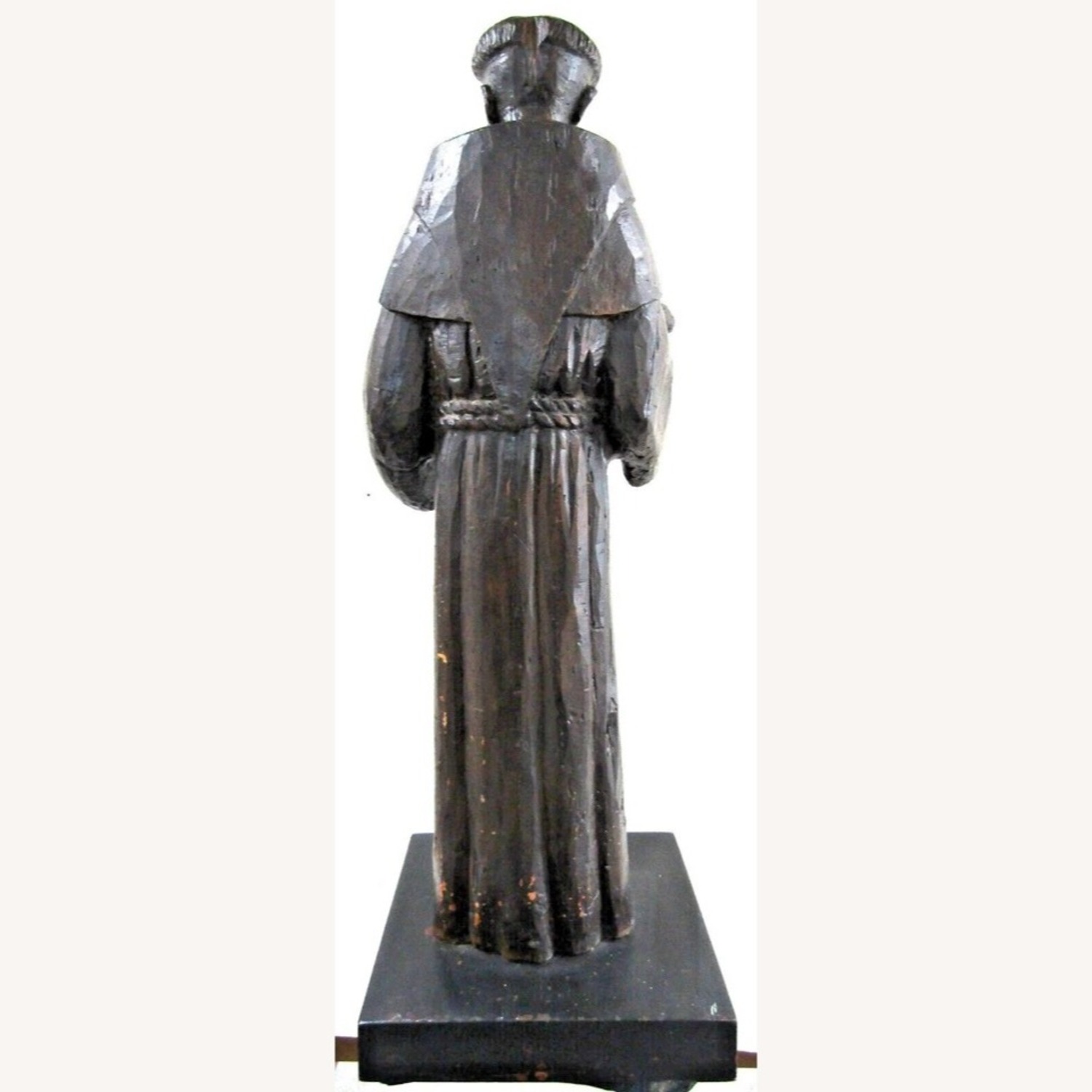 Nettle Creek Hand Carved Sculpture of St. Francis - image-8