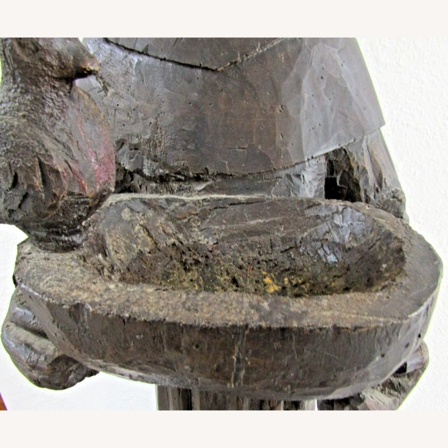 Nettle Creek Hand Carved Sculpture of St. Francis - image-14