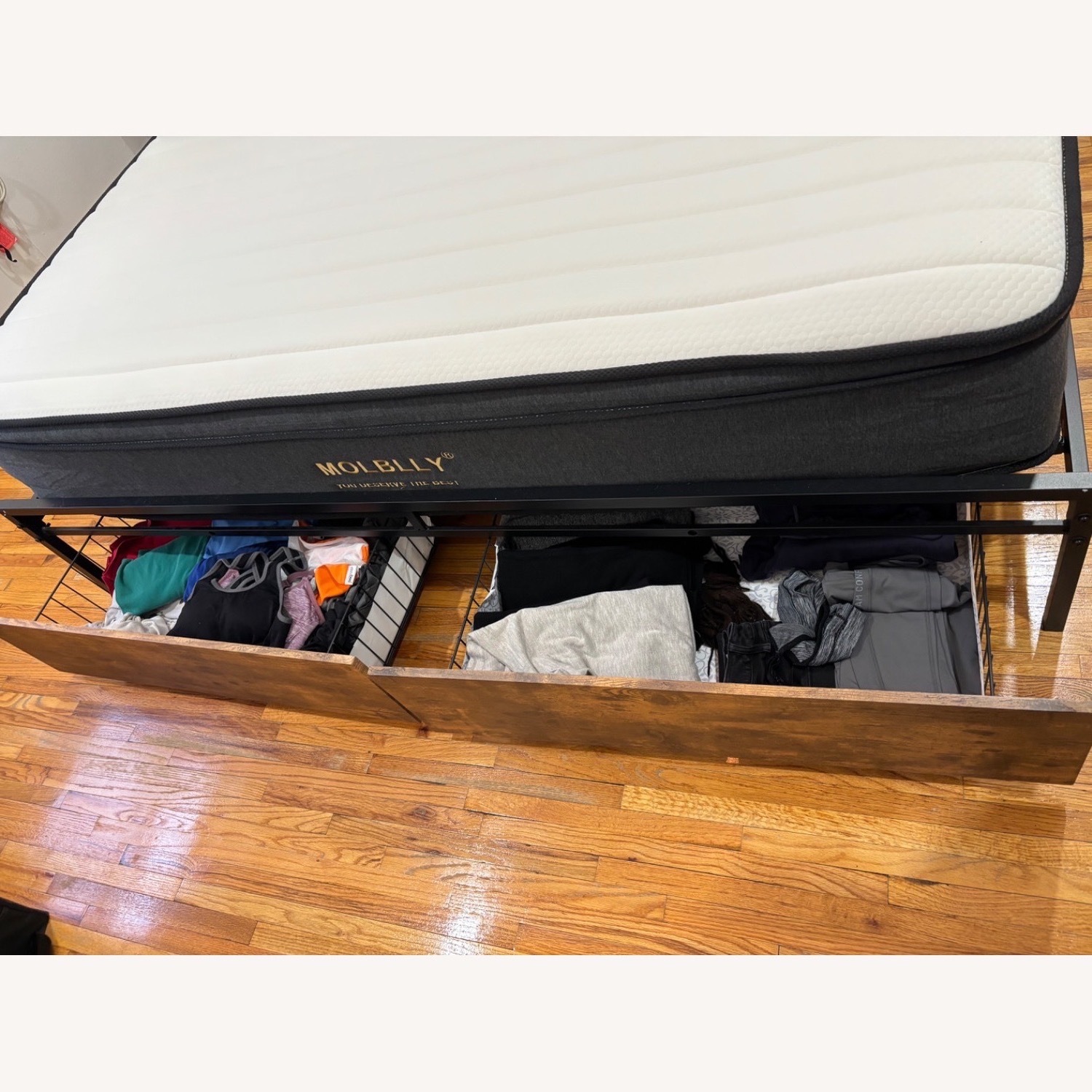 Metal King-Sized Bed Frame - image-3