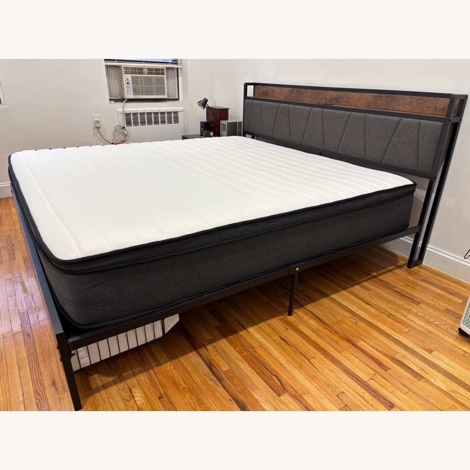 Metal King-Sized Bed Frame - image-2