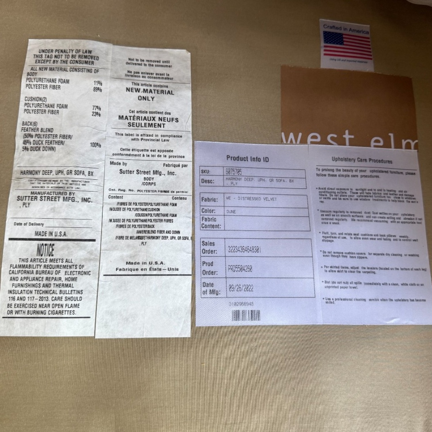 West Elm Harmony Sofa Extra Deep - image-4