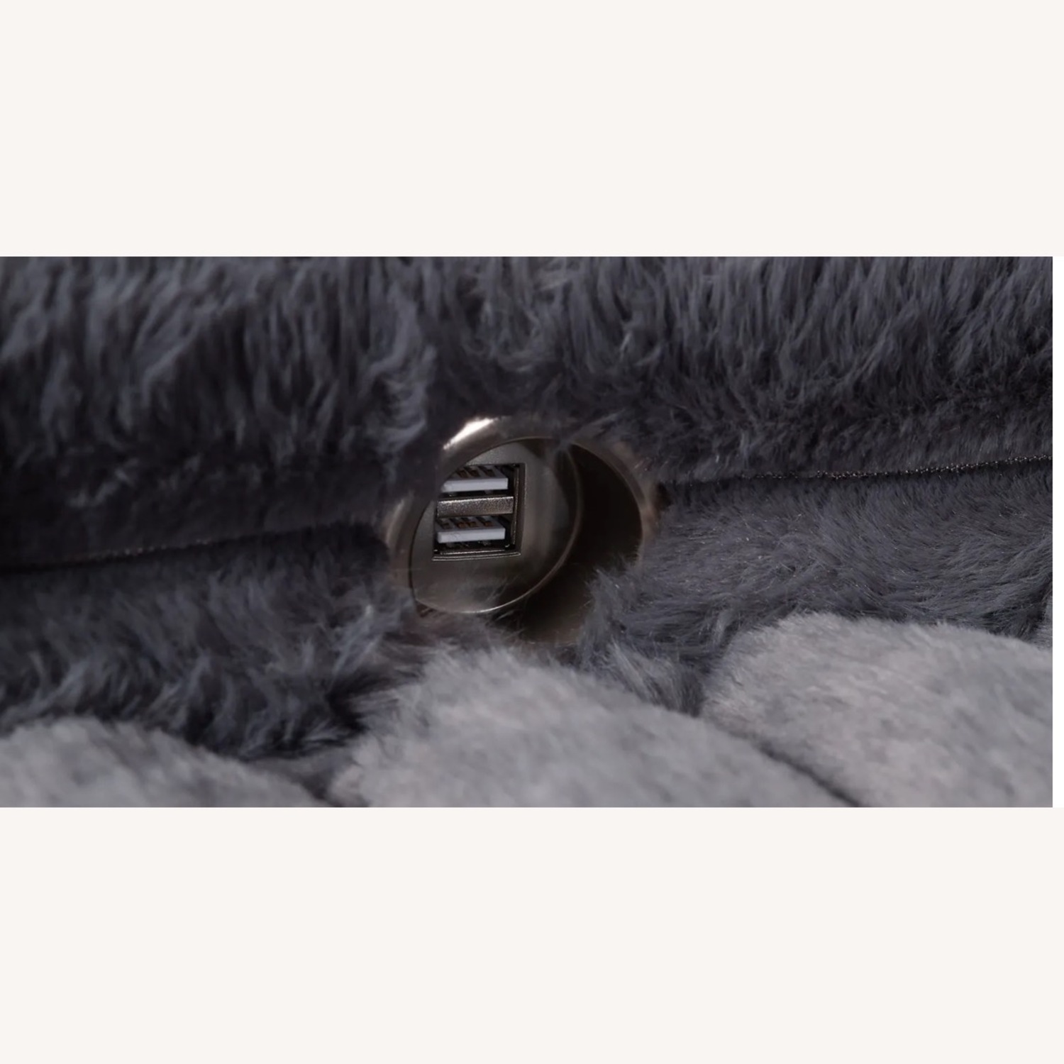 Raymour & Flanigan Woolly Double Chaise - image-4