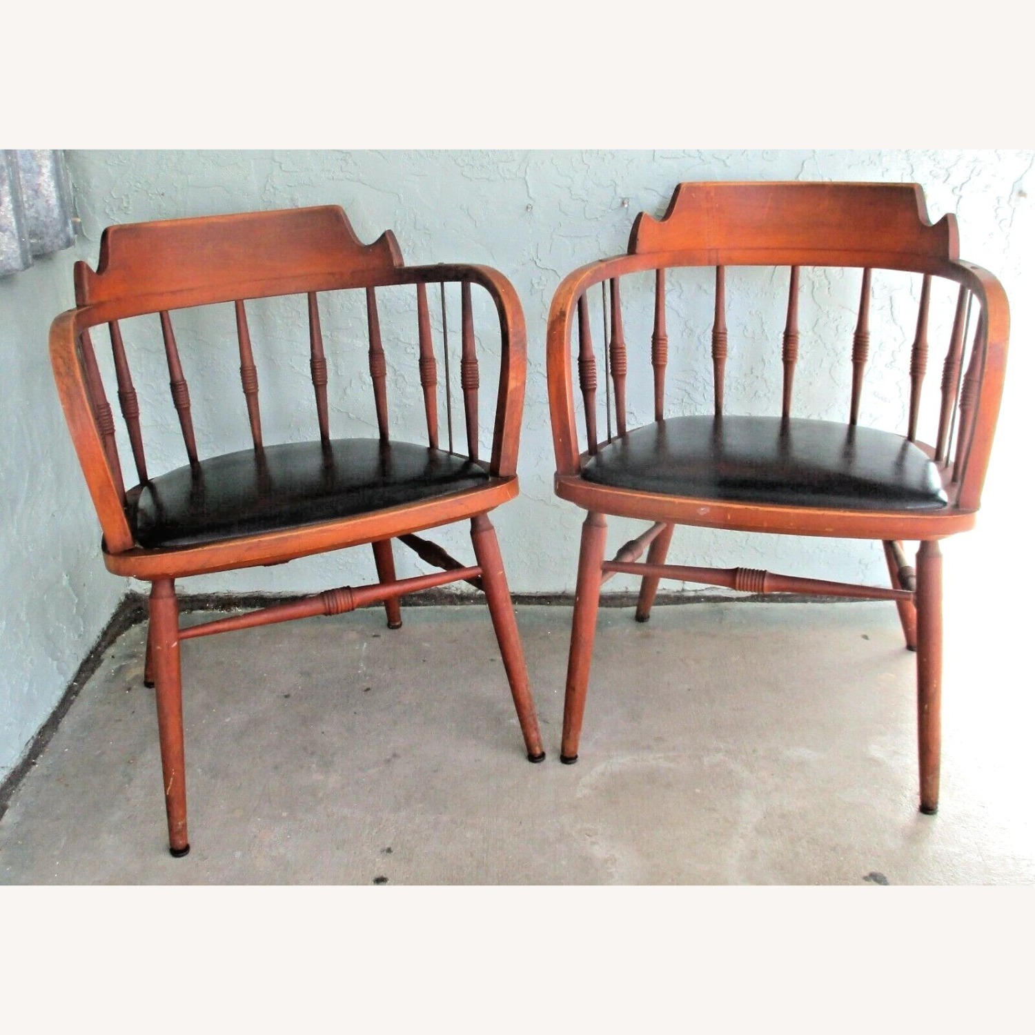 Matched Pair of Vintage 1958 Kipp Stewart Chairs - image-1