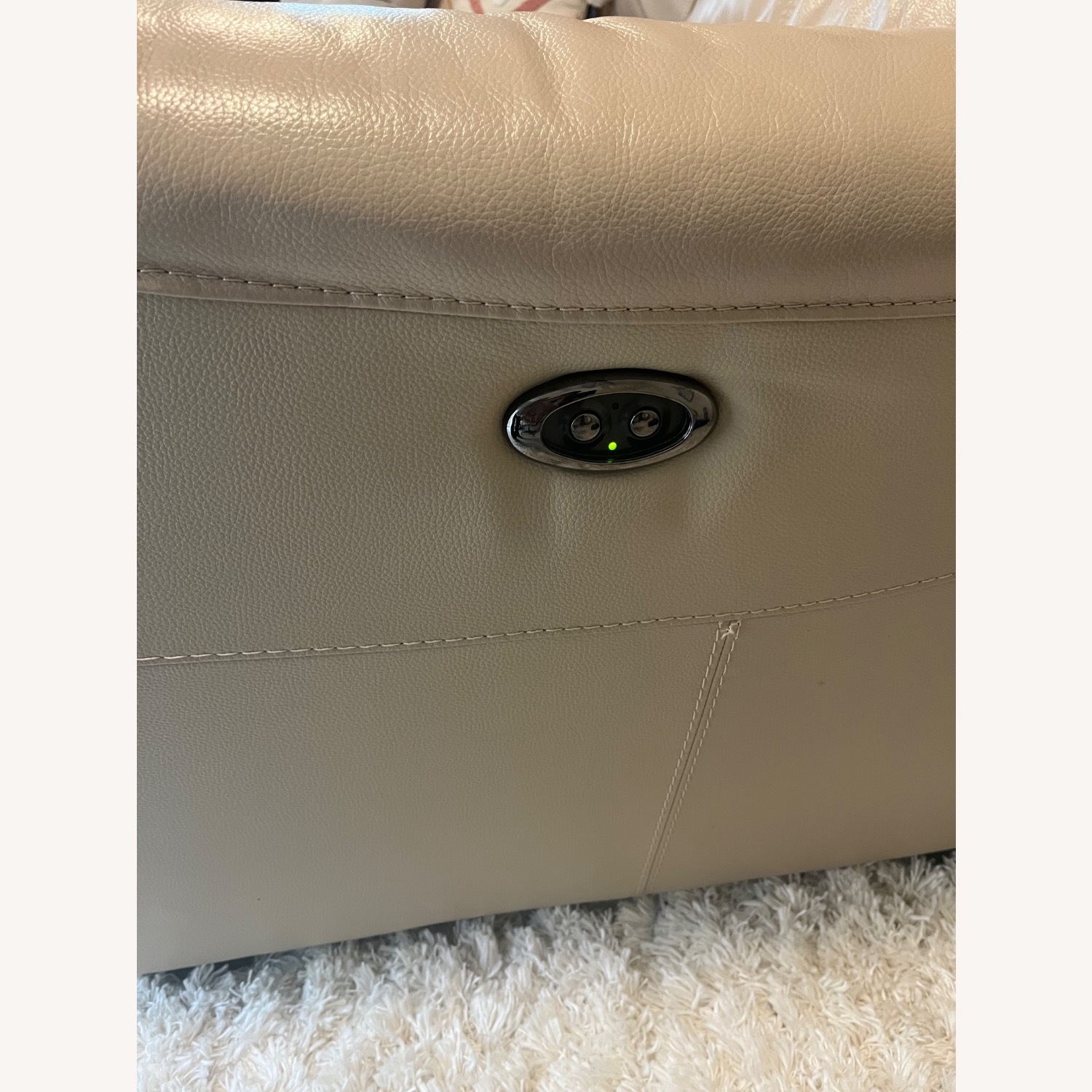 Havertys Leather Loveseat - image-4