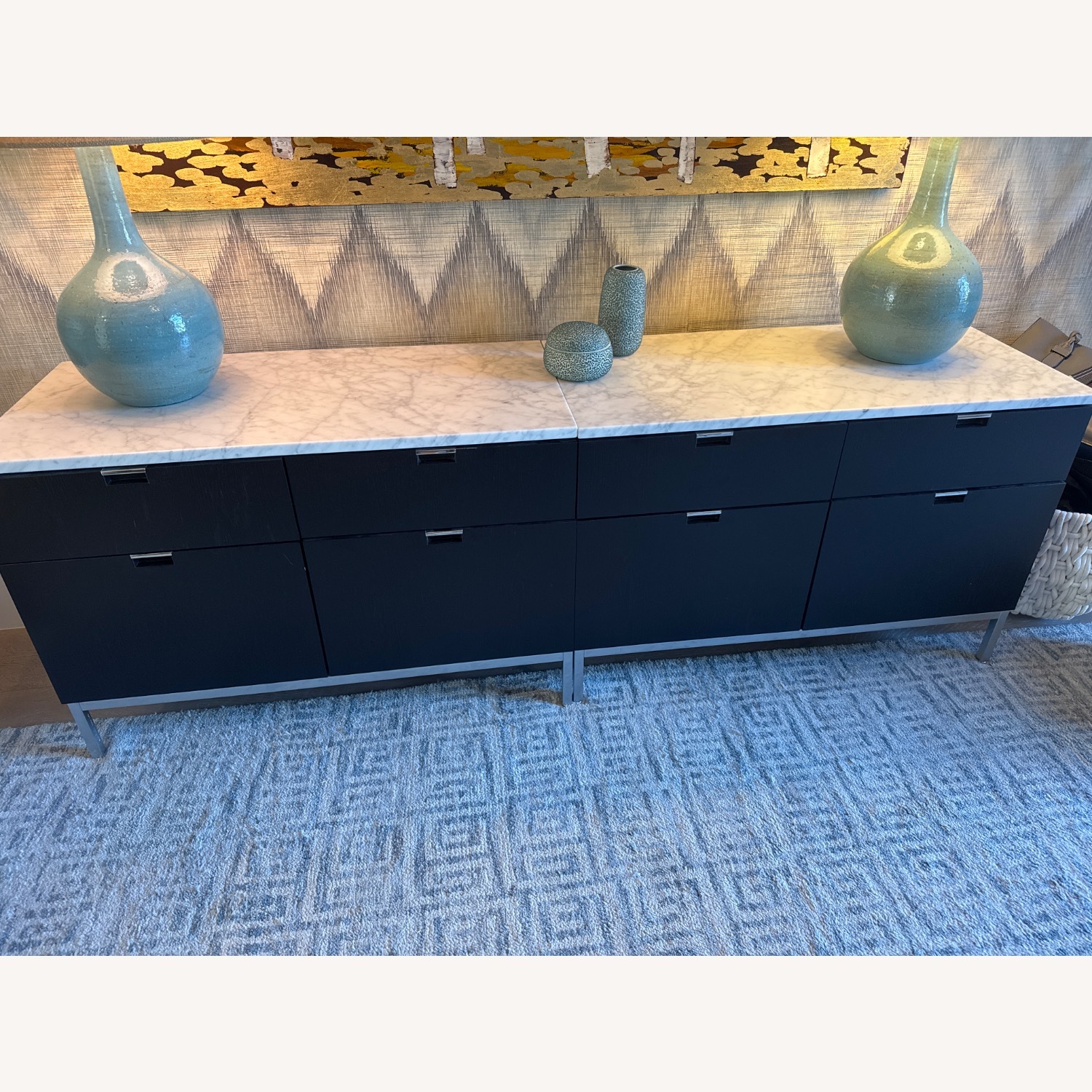 Knoll Florence Credenza W Marble Top - image-1