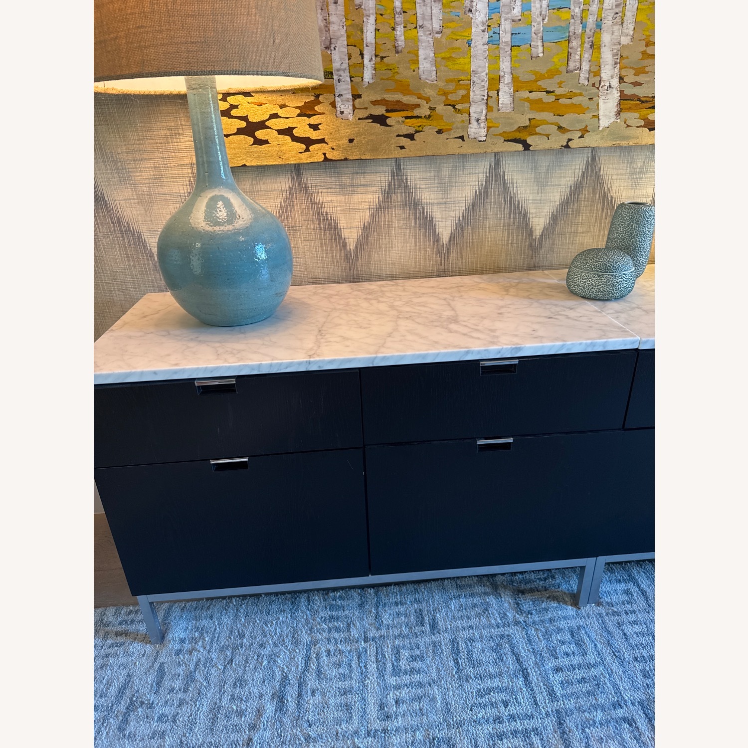 Knoll Florence Credenza W Marble Top - image-4