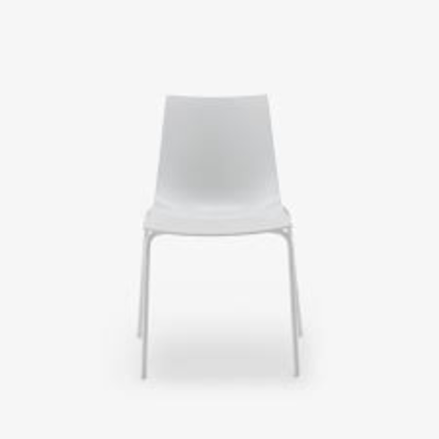 Ligne Roset Paola Dining Room Chairs White with Chrome 4 - image-6