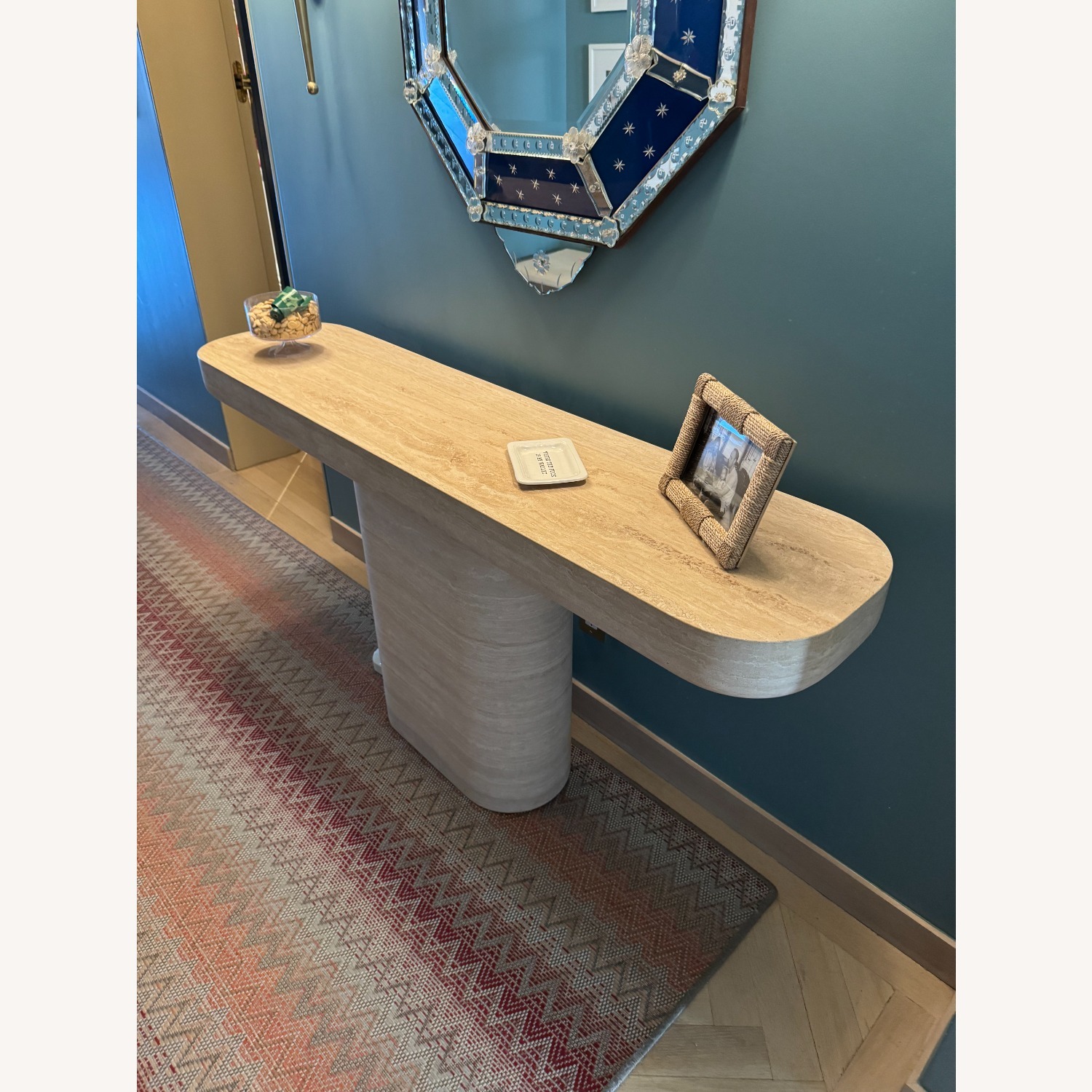 Restoration Hardware Vitolo Carved Console Table - image-2