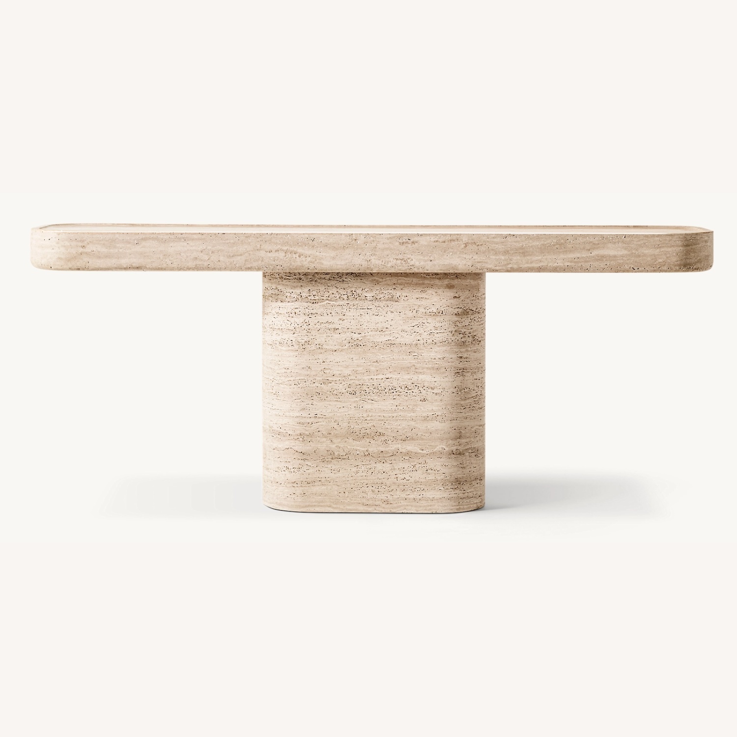 Restoration Hardware Vitolo Carved Console Table - image-0