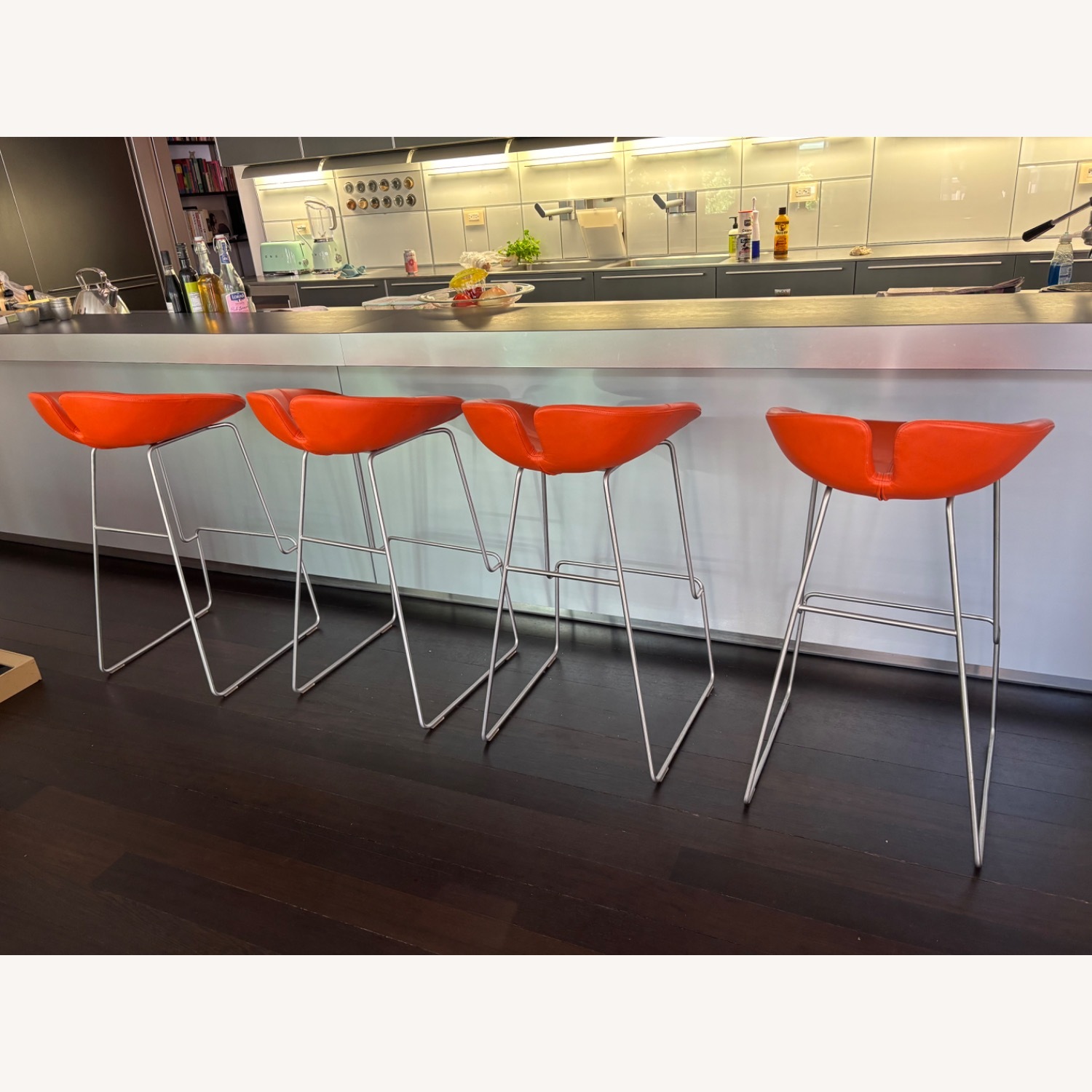 Set of 4 Moroso Fjord Bar Stools - image-2