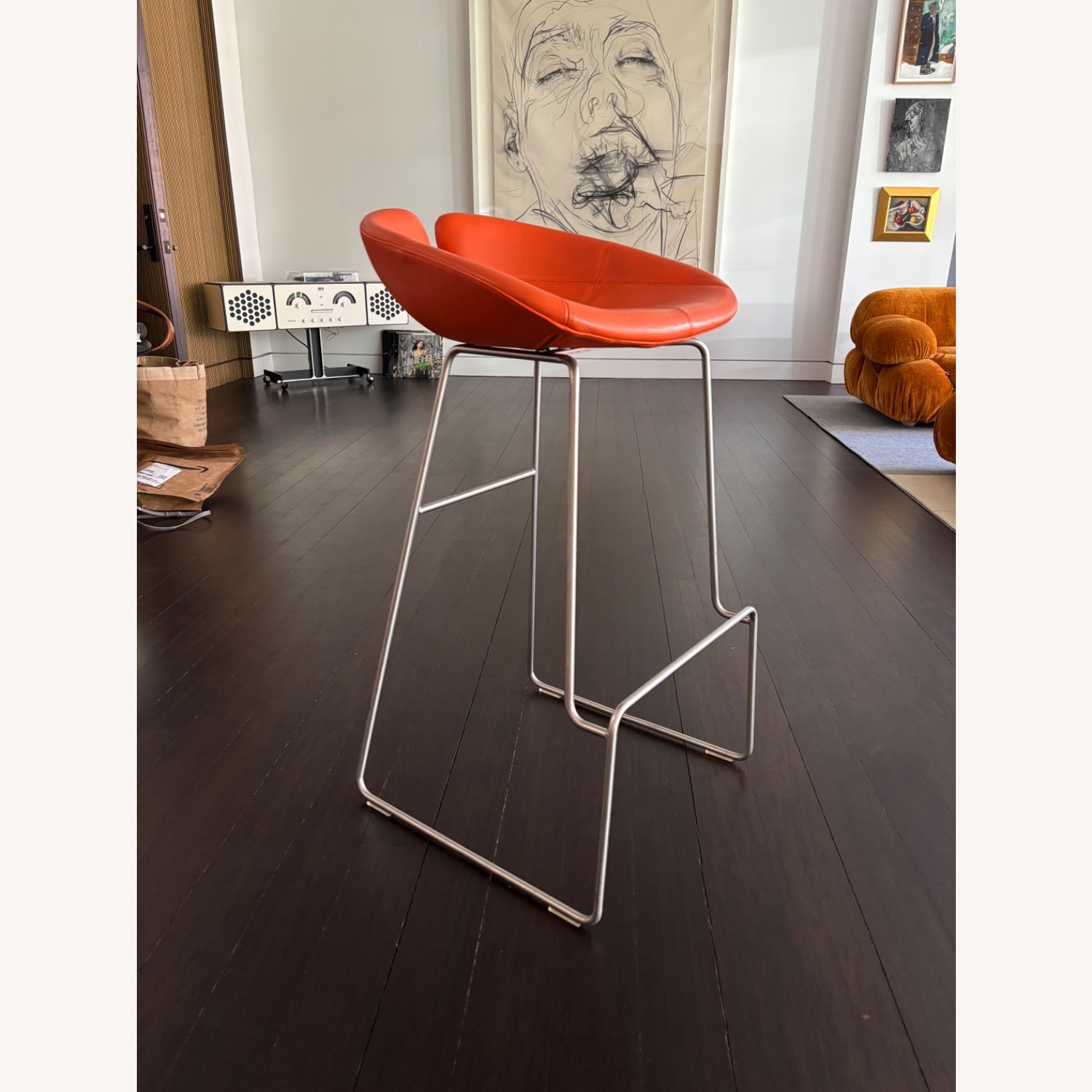 Set of 4 Moroso Fjord Bar Stools - image-3