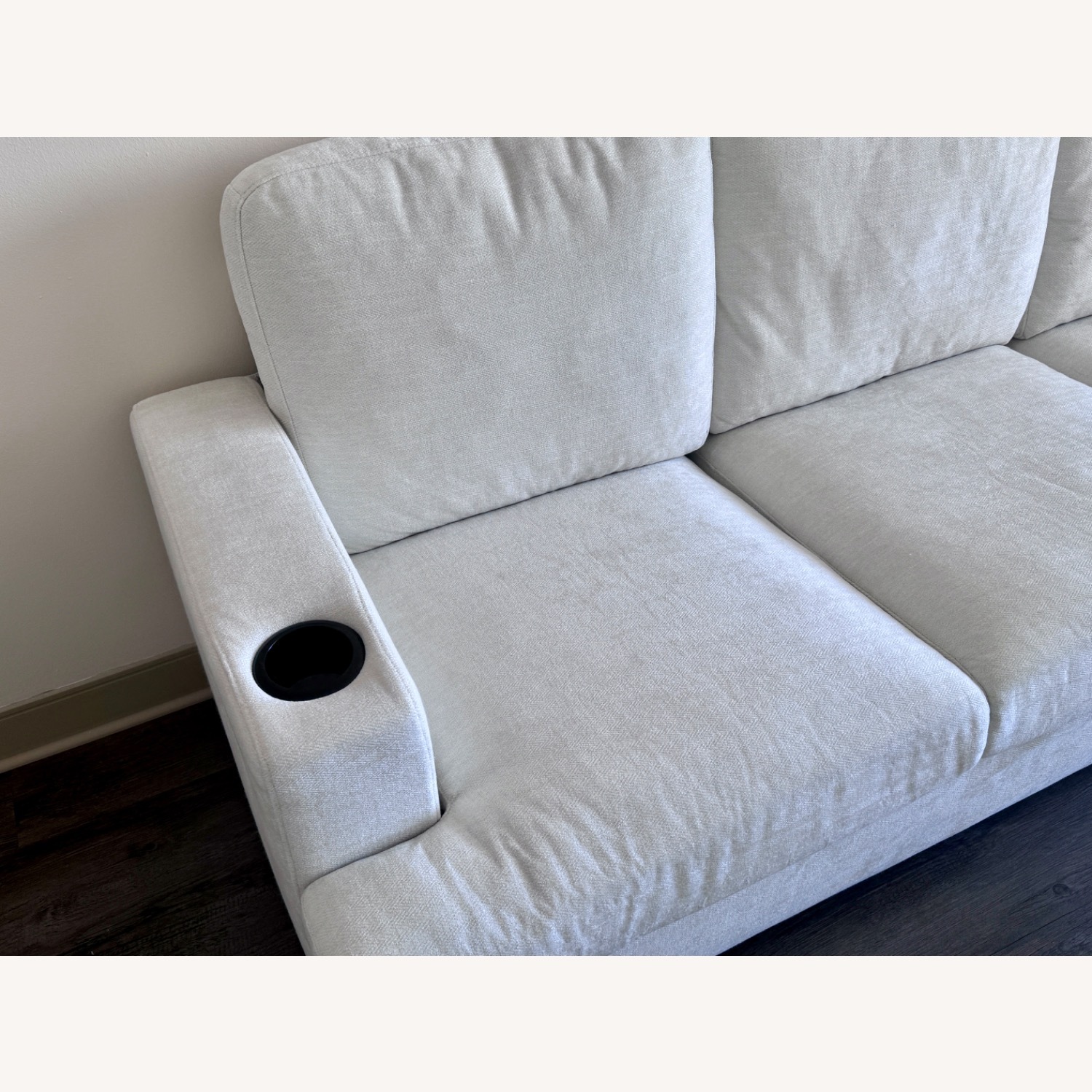 Wayfair Jusino 89'' Chenille Square Arm Sofa  - image-4