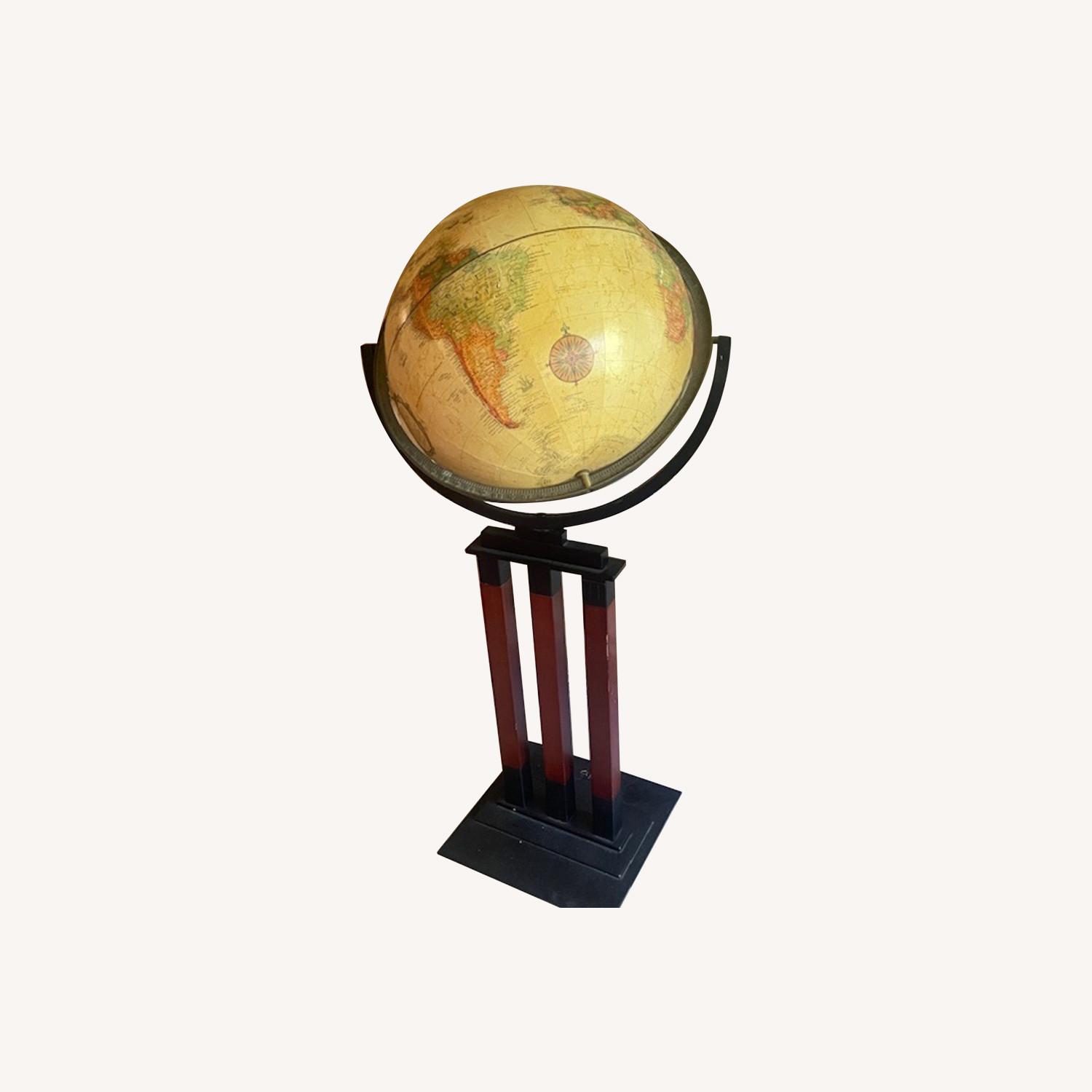 Globe with Handsome Stand & Meridian - image-0